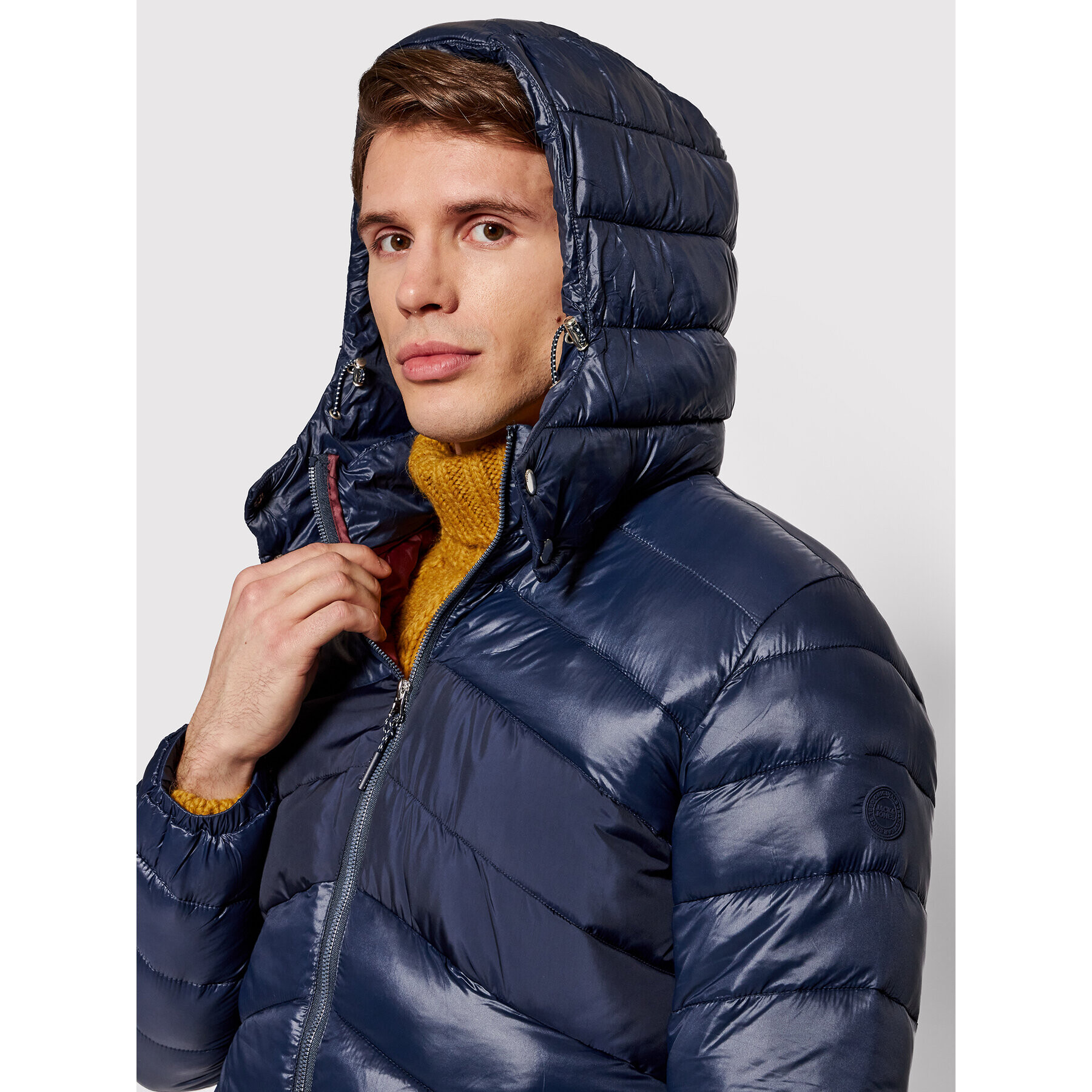 Jack&Jones Vatovaná bunda Laroy 12192677 Tmavomodrá Regular Fit - Pepit.sk