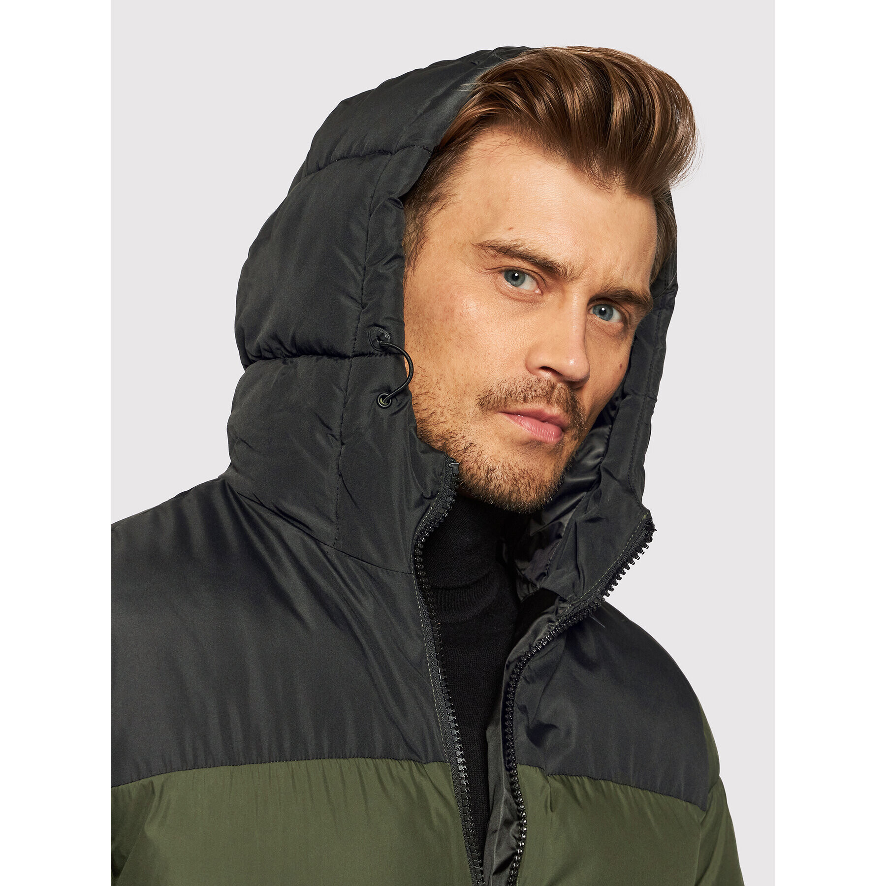 Jack&Jones Vatovaná bunda Paul 12189972 Zelená Regular Fit - Pepit.sk