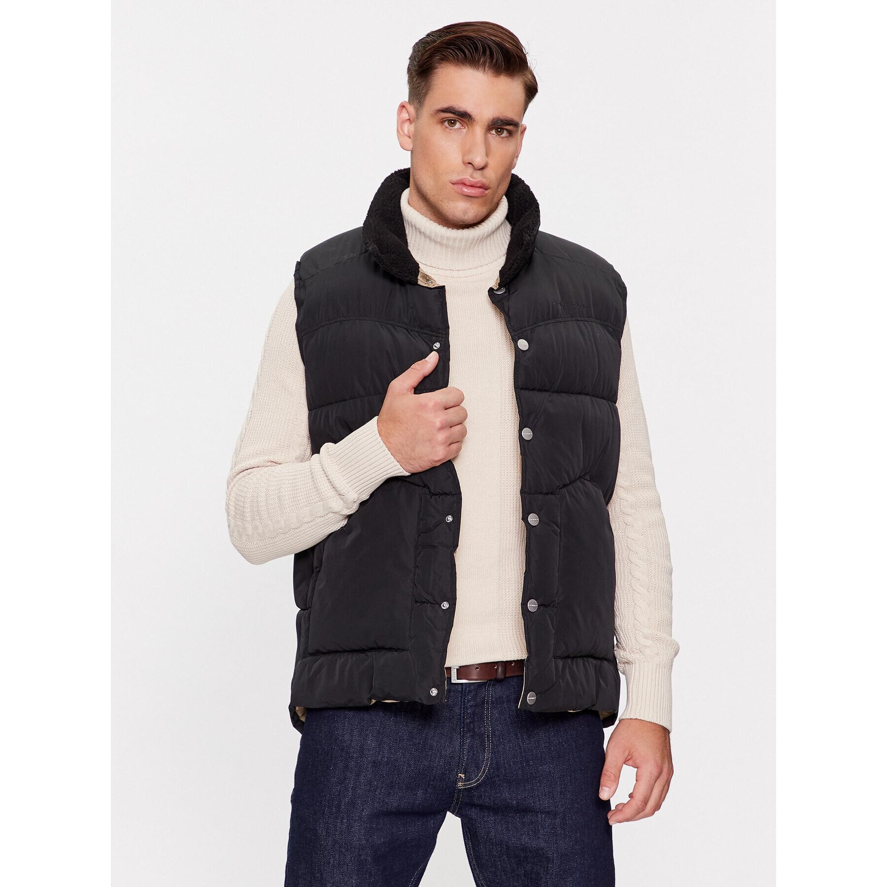 Jack&Jones Vesta 12246676 Čierna Regular Fit - Pepit.sk