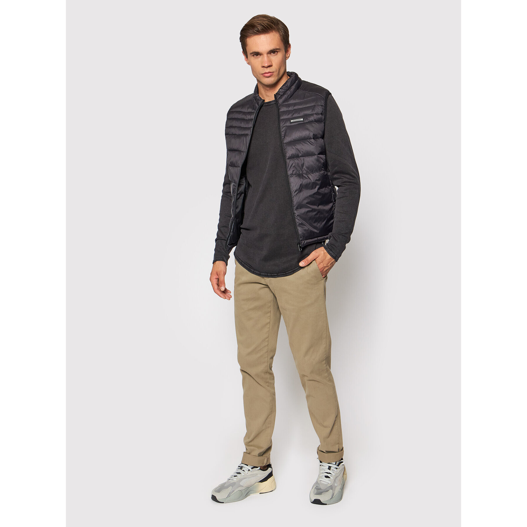 Jack&Jones Vesta Ace 12189883 Čierna Regular Fit - Pepit.sk