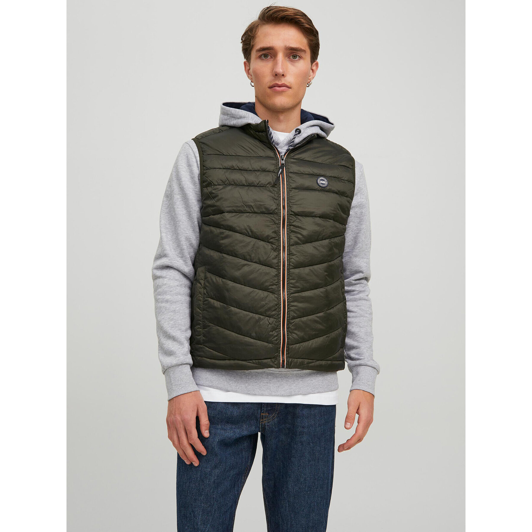 Jack&Jones Vesta Hero 12211790 Zelená Regular Fit - Pepit.sk