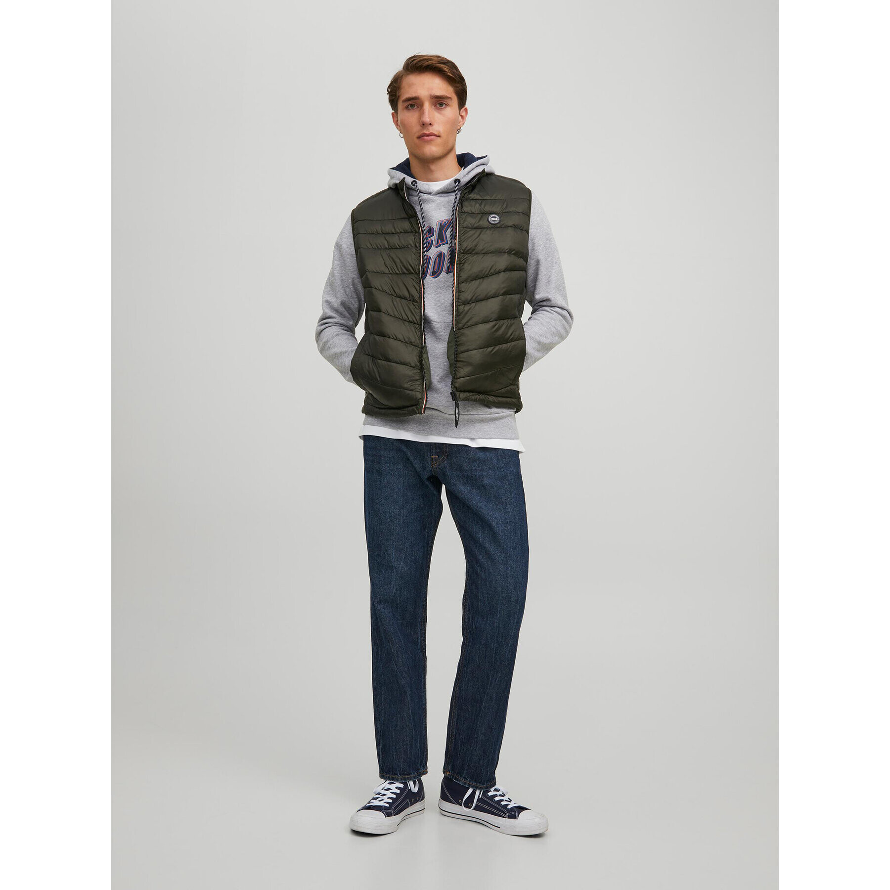 Jack&Jones Vesta Hero 12211790 Zelená Regular Fit - Pepit.sk