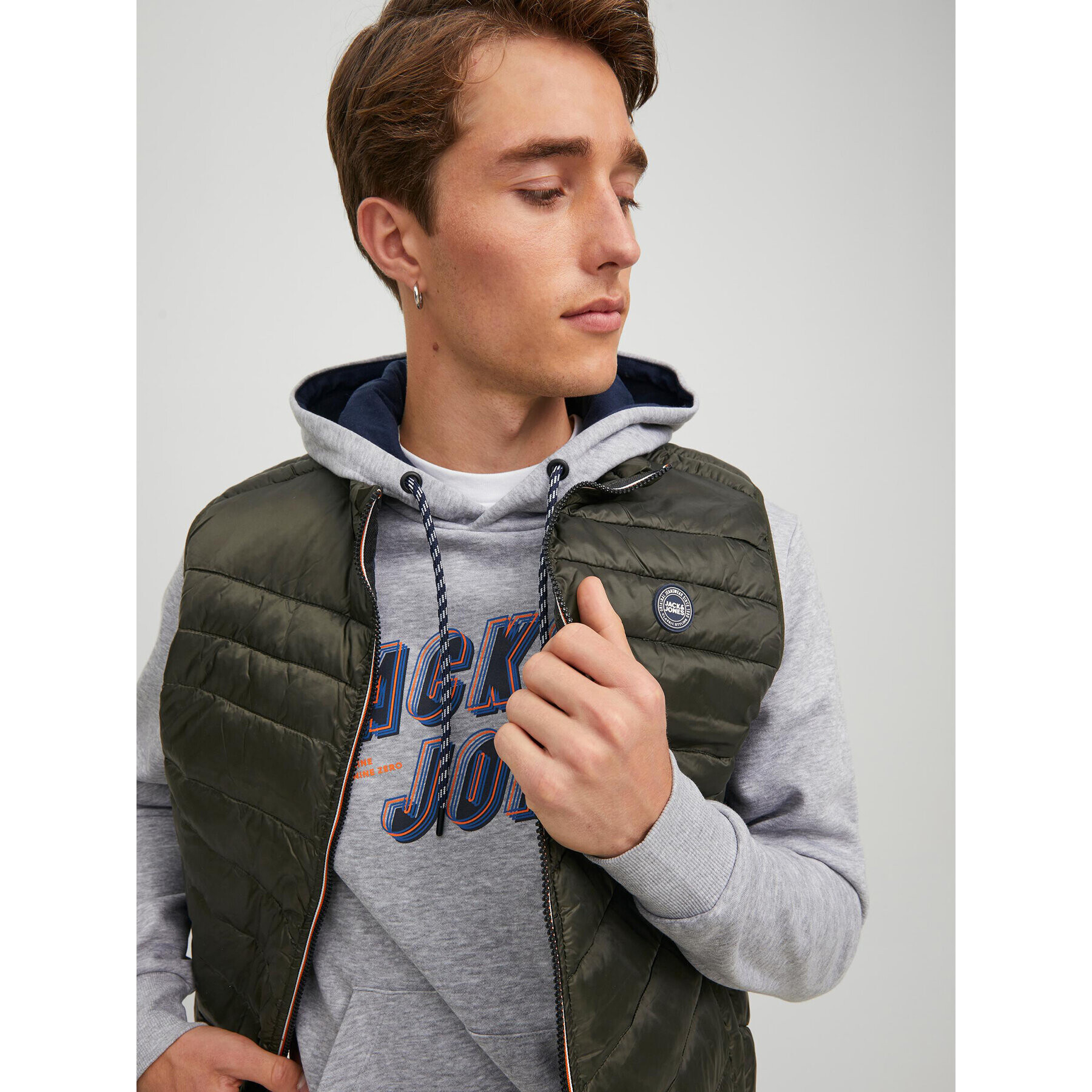 Jack&Jones Vesta Hero 12211790 Zelená Regular Fit - Pepit.sk