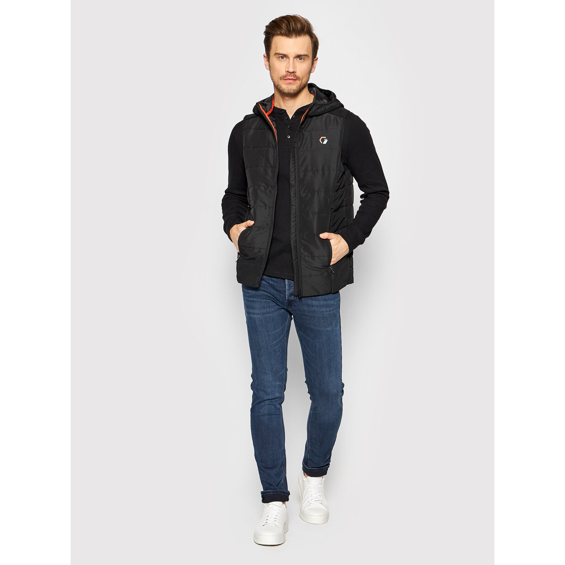 Jack&Jones Vesta Logan 12205613 Čierna Regular Fit - Pepit.sk