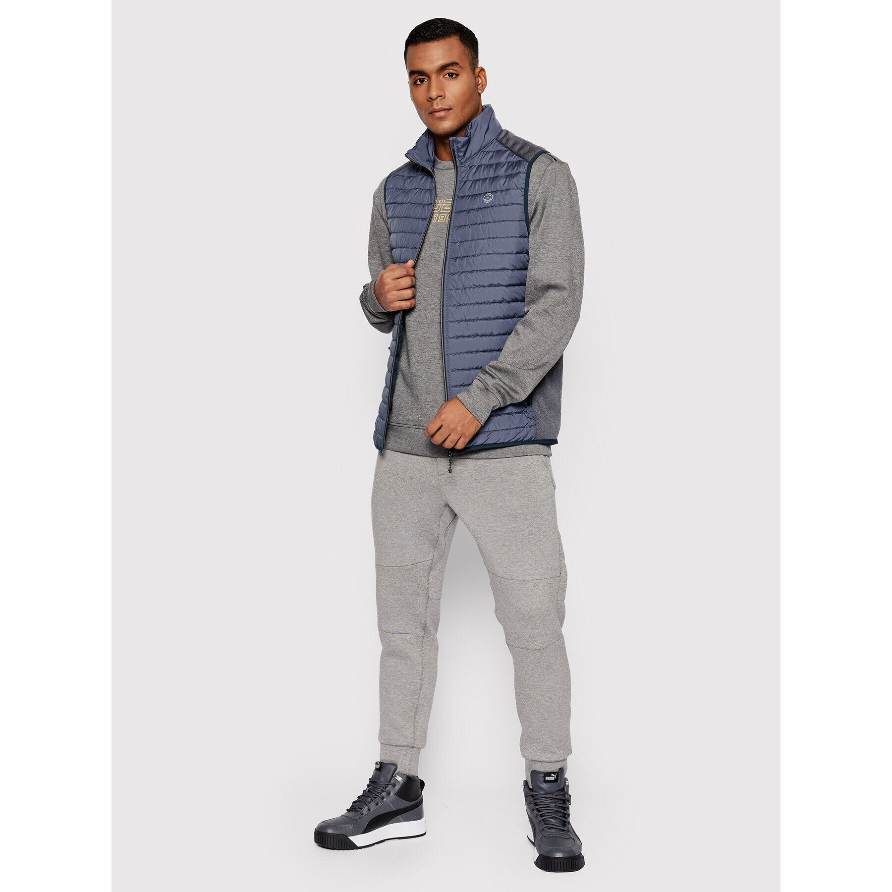 Jack&Jones Vesta Multi 12200684 Modrá Slim Fit - Pepit.sk