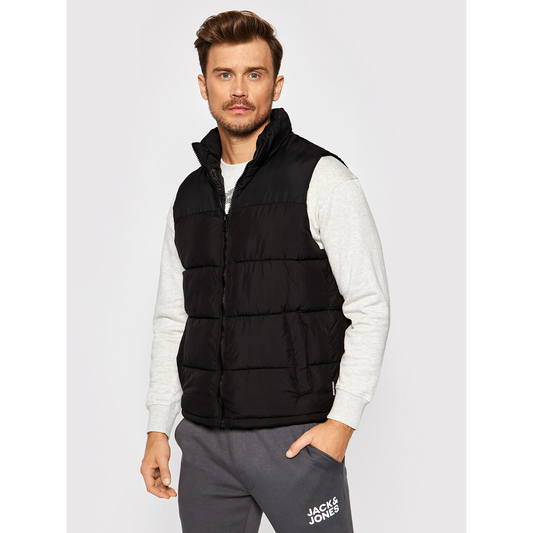 Jack&Jones Vesta Paul 12189973 Čierna Regular Fit - Pepit.sk