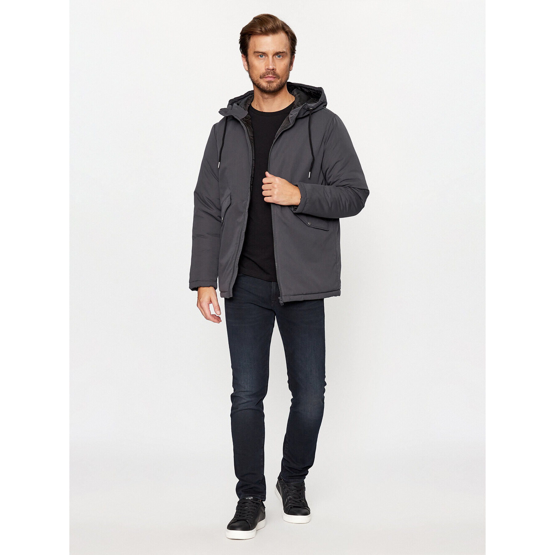 Jack&Jones Zimné bundy 12236010 Sivá Regular Fit - Pepit.sk