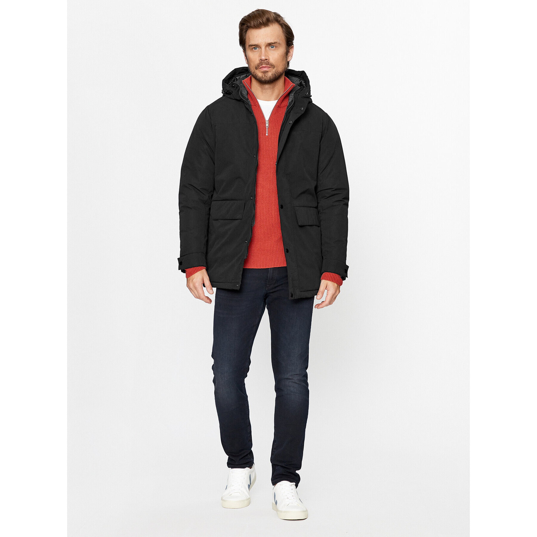 Jack&Jones Zimné bundy 12236015 Čierna Regular Fit - Pepit.sk