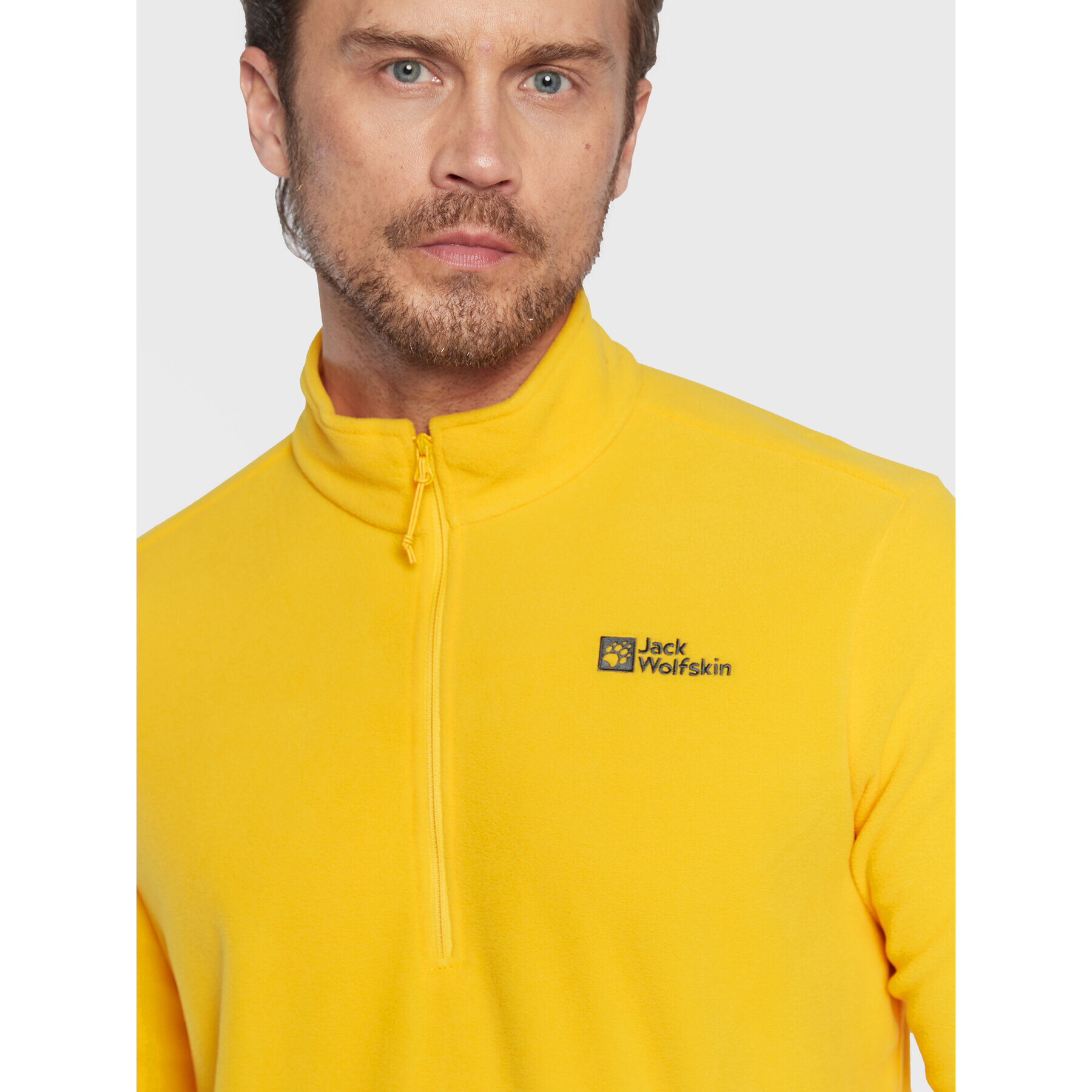 Jack Wolfskin Fleecová mikina Taunus 1709522 Žltá Regular Fit - Pepit.sk