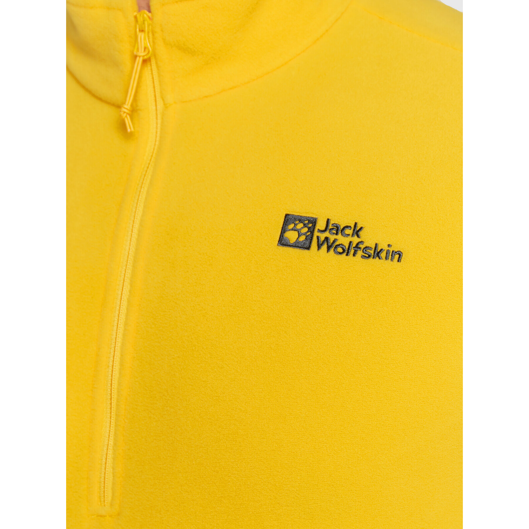 Jack Wolfskin Fleecová mikina Taunus 1709522 Žltá Regular Fit - Pepit.sk