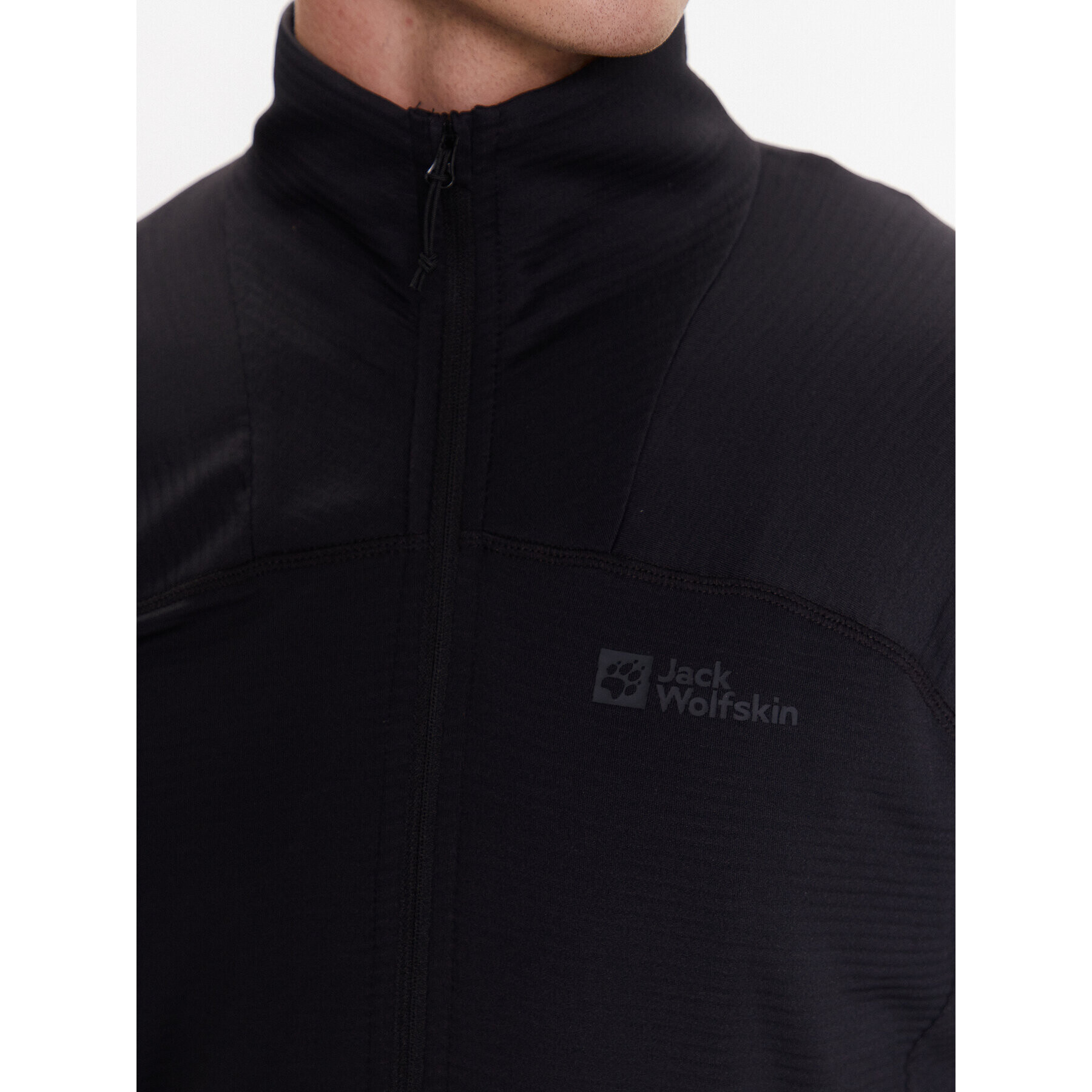 Jack Wolfskin Funkčná mikina Prelight 1711001 Čierna Regular Fit - Pepit.sk