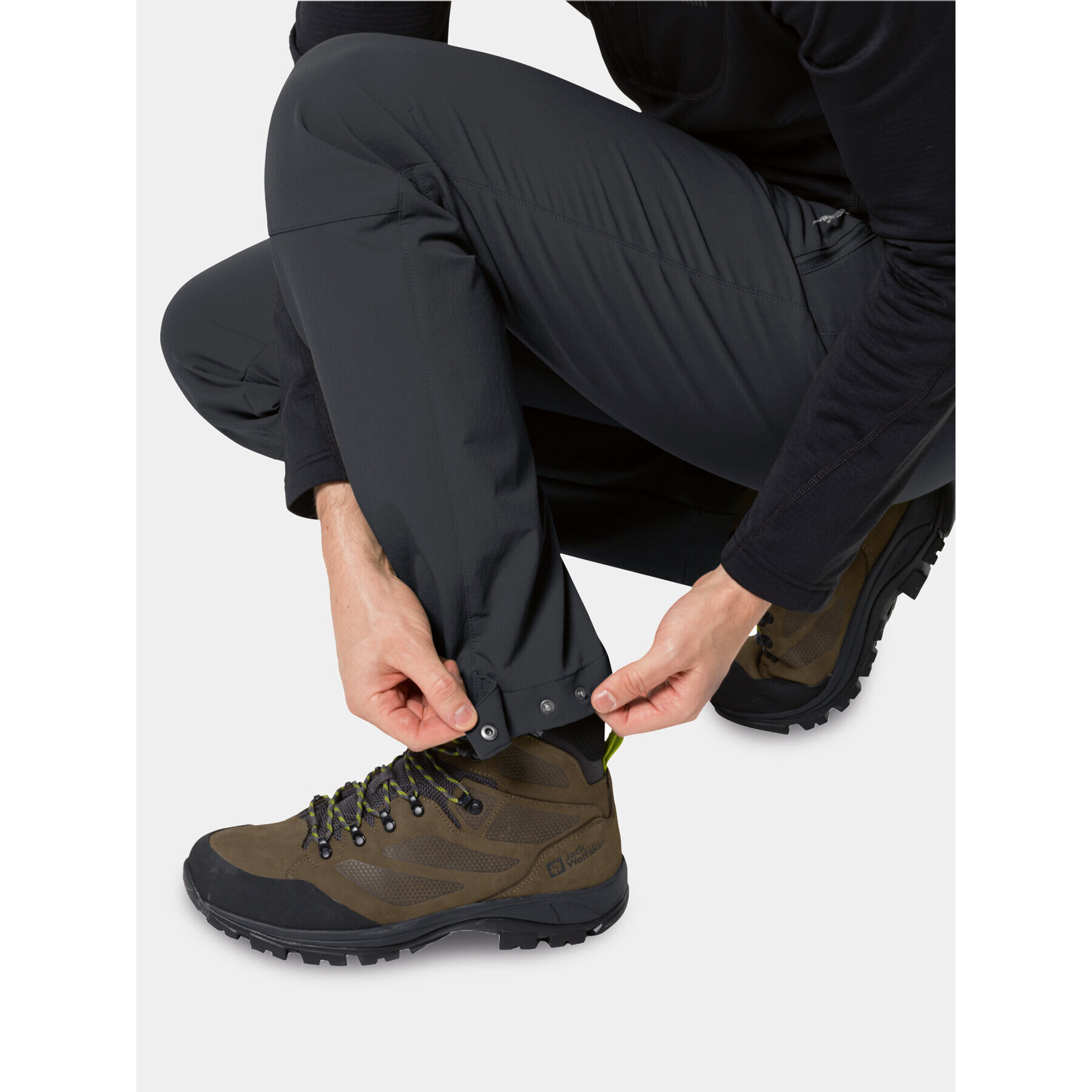 Jack Wolfskin Outdoorové nohavice Activate Xt Pants 1503755 Čierna Regular Fit - Pepit.sk