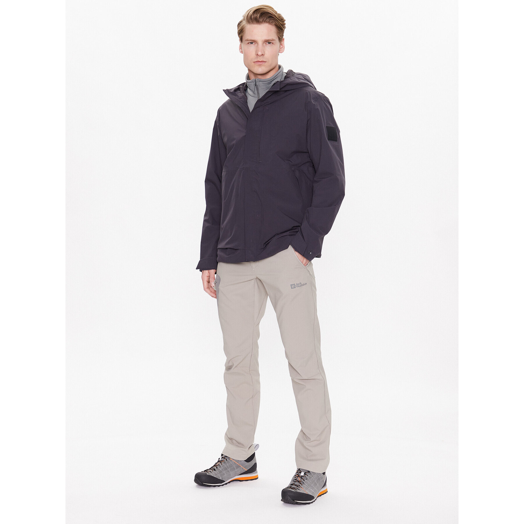 Jack Wolfskin Outdoorové nohavice Active 1508251 Zelená Regular Fit - Pepit.sk