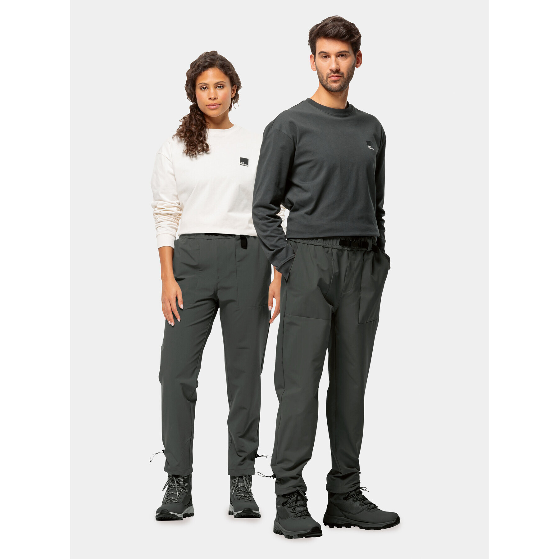 Jack Wolfskin Outdoorové nohavice Kiebitzweg Pants 1508471 Čierna Regular Fit - Pepit.sk