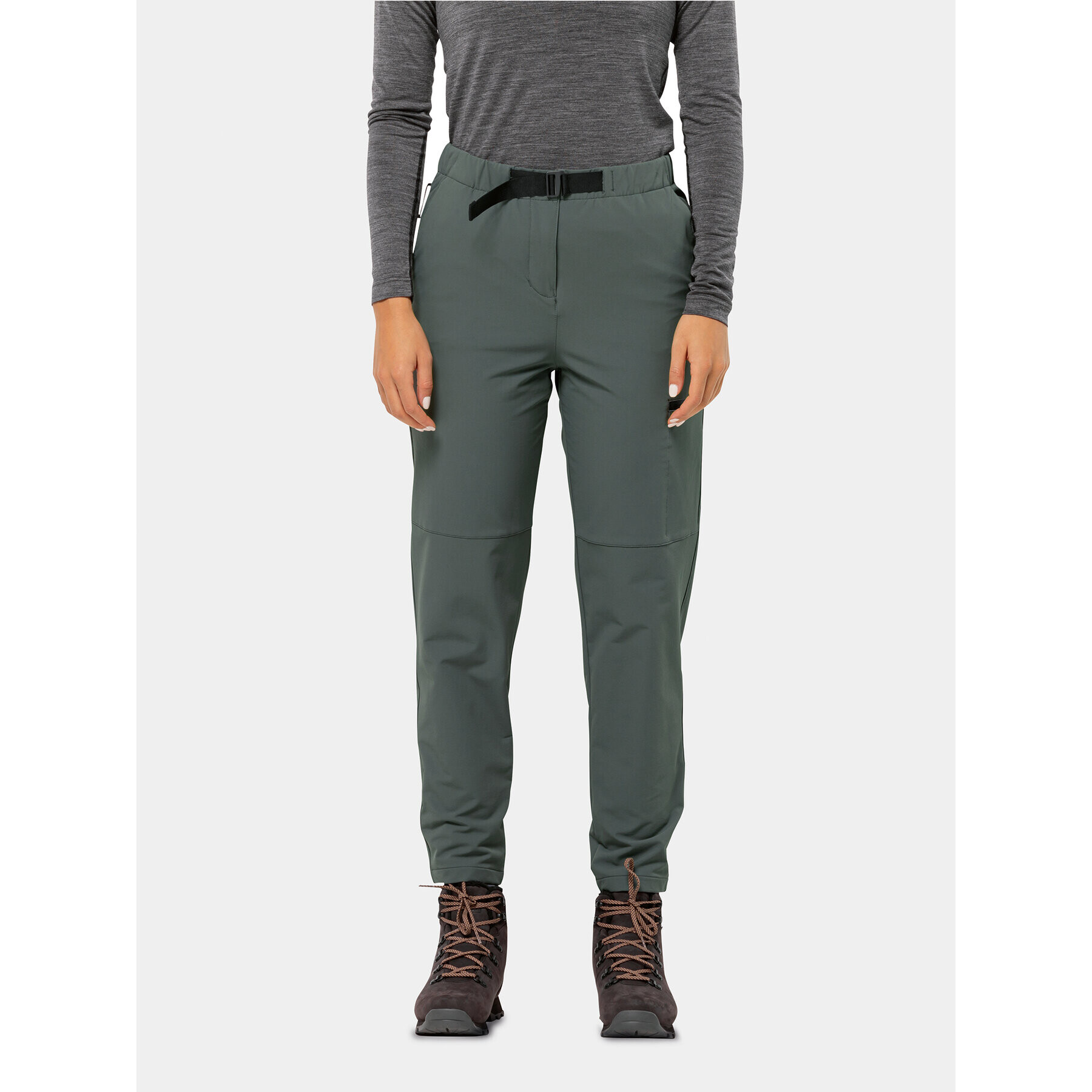 Jack Wolfskin Outdoorové nohavice Wandermood Pants 1508441 Zelená Regular Fit - Pepit.sk