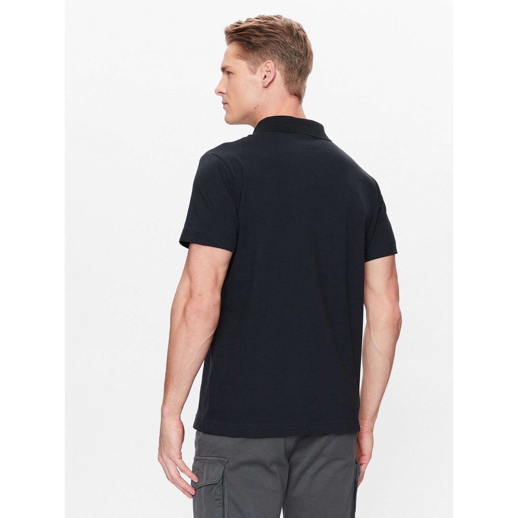 Jack Wolfskin Polokošeľa Essential 1809301 Čierna Regular Fit - Pepit.sk