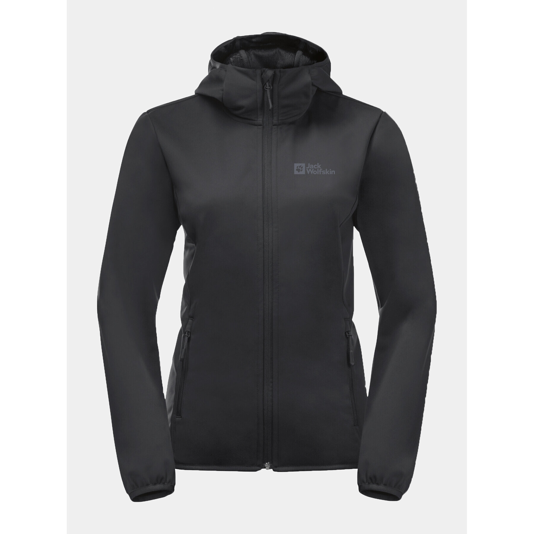 Jack Wolfskin Softshellová bunda Windhain Hoody 1307481 Čierna Regular Fit - Pepit.sk