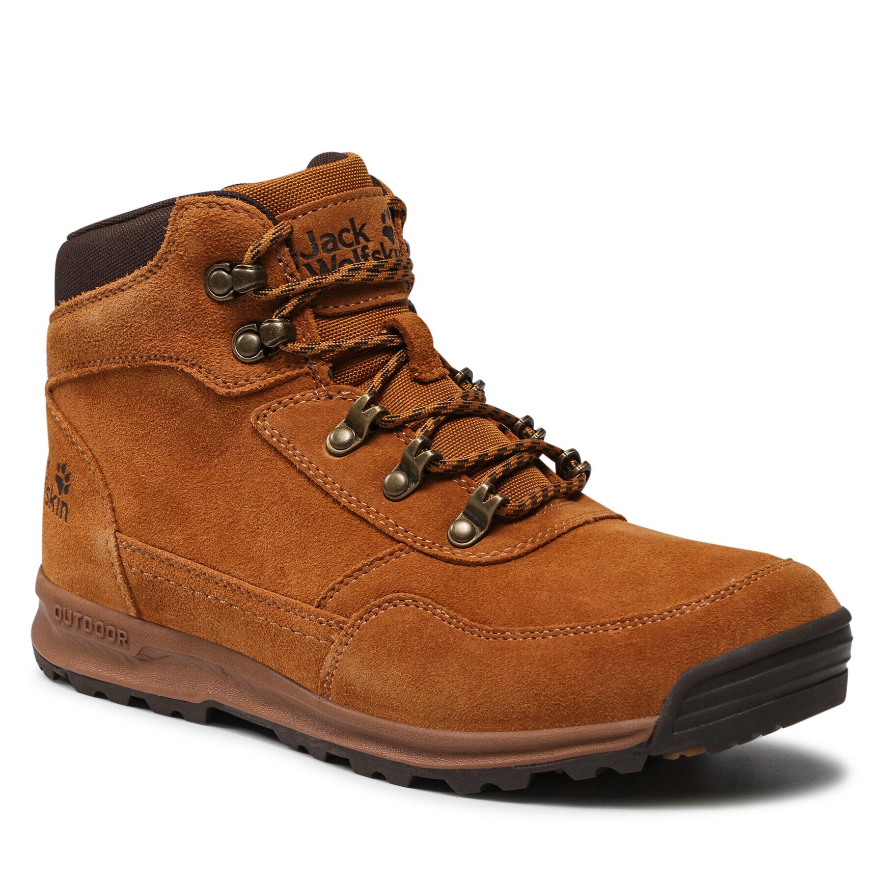 Jack Wolfskin Trekingová obuv Hikestar Mid M 4049281 Hnedá - Pepit.sk