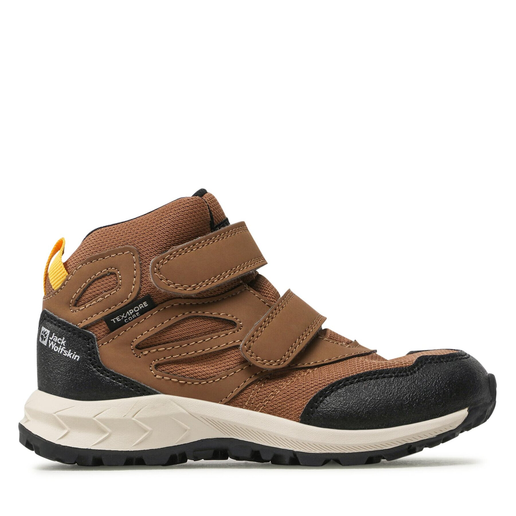 Jack Wolfskin Trekingová obuv Woodland Texapore Mid Vc K 4052591 Hnedá - Pepit.sk