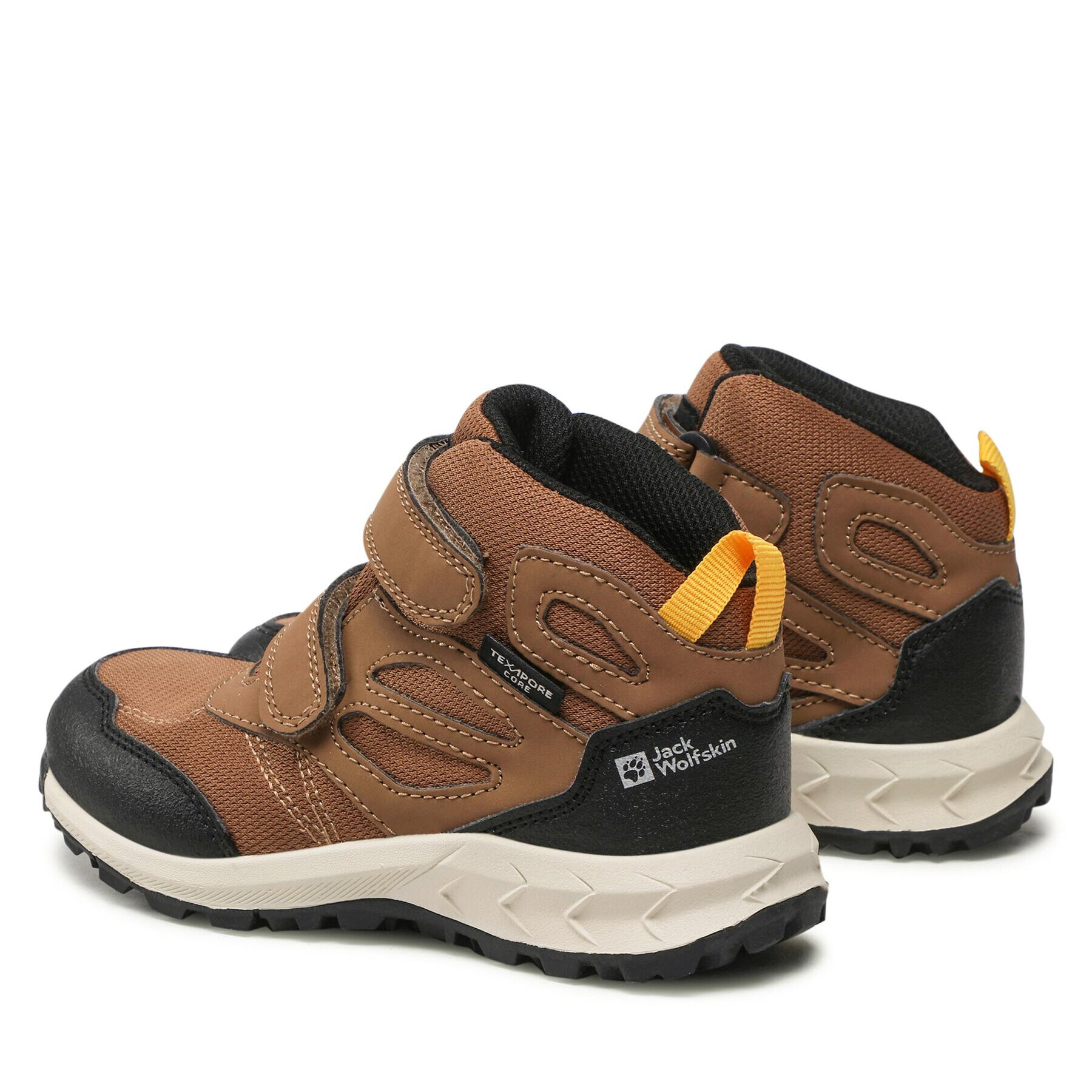 Jack Wolfskin Trekingová obuv Woodland Texapore Mid Vc K 4052591 Hnedá - Pepit.sk