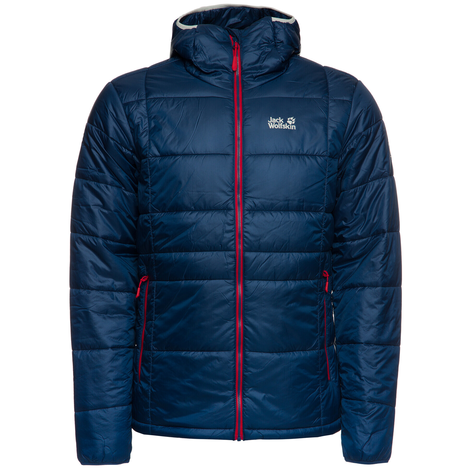 Jack Wolfskin Vatovaná bunda Argon Hoody 1204871-1024 Tmavomodrá Regular Fit - Pepit.sk