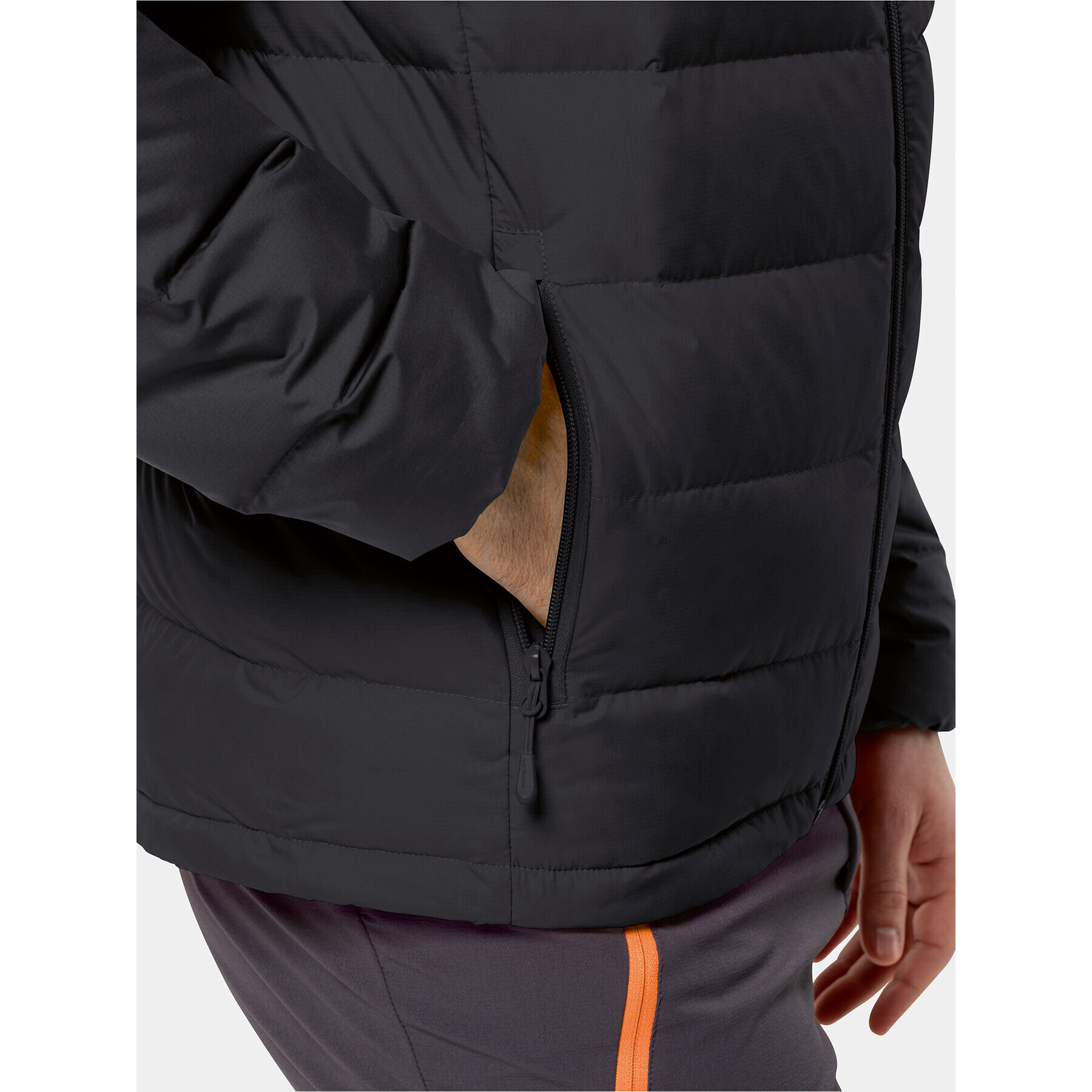 Jack Wolfskin Vatovaná bunda Ather Down Hoody 1207671 Čierna Regular Fit - Pepit.sk