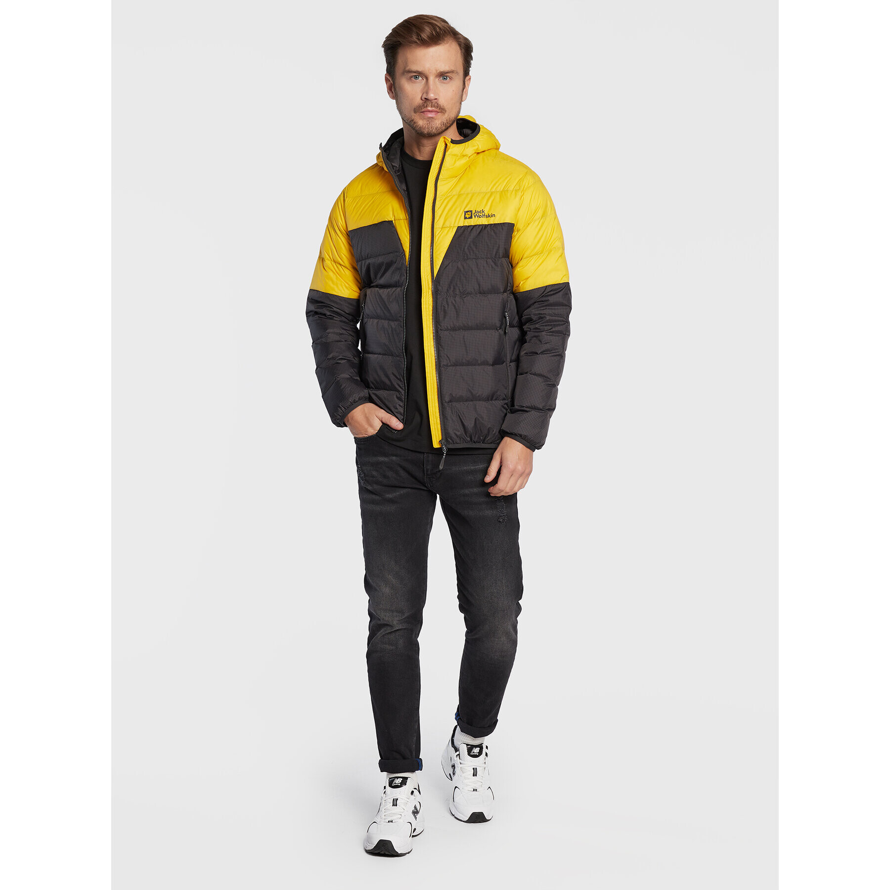 Jack Wolfskin Vatovaná bunda Dna Tundra 1206612 Žltá Regular Fit - Pepit.sk