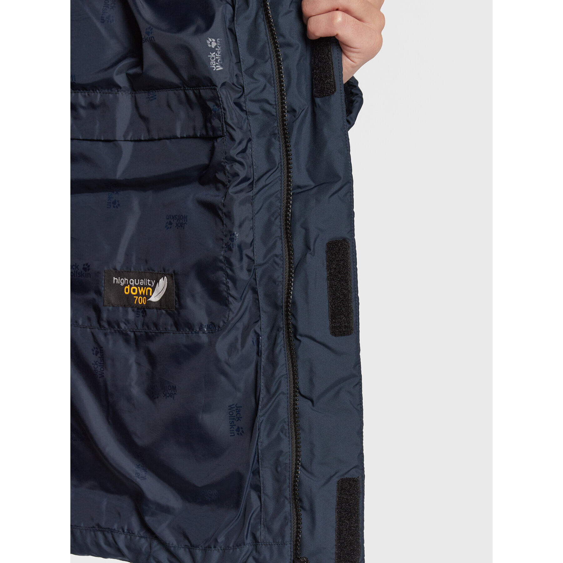 Jack Wolfskin Vatovaná bunda Frozen Lake 1206321 Tmavomodrá Regular Fit - Pepit.sk