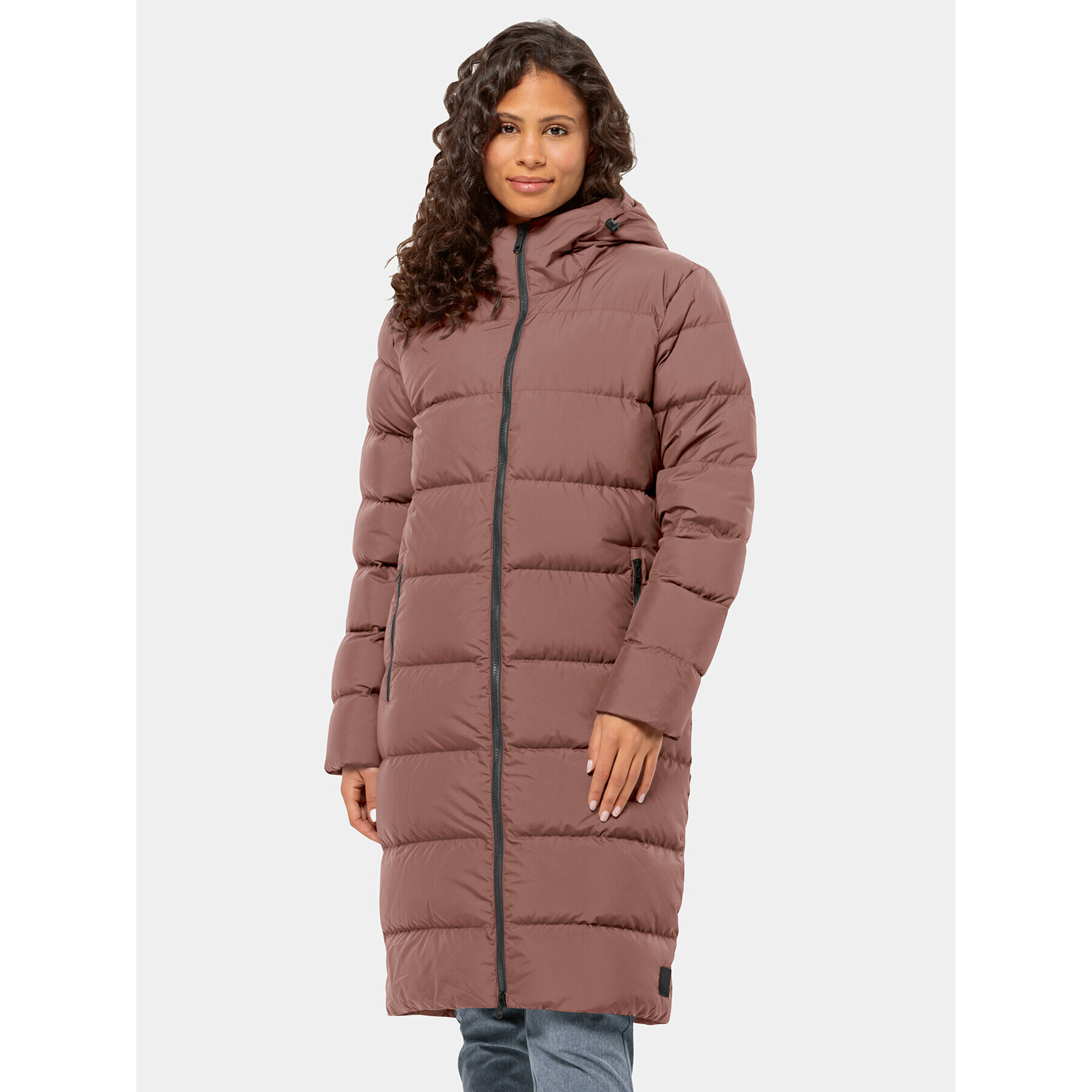 Jack Wolfskin Vatovaná bunda Frozen Palace Coat 1204133 Bordová Regular Fit - Pepit.sk