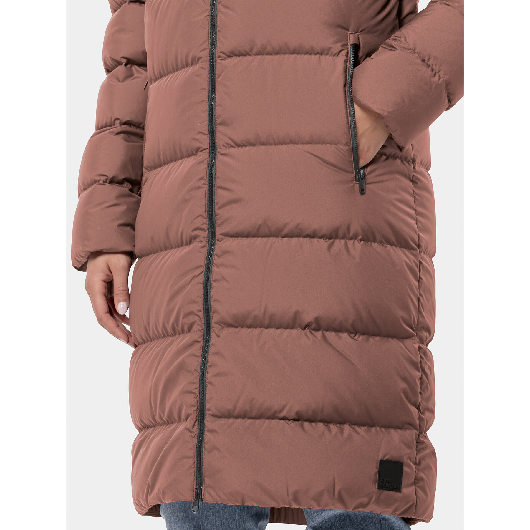 Jack Wolfskin Vatovaná bunda Frozen Palace Coat 1204133 Bordová Regular Fit - Pepit.sk