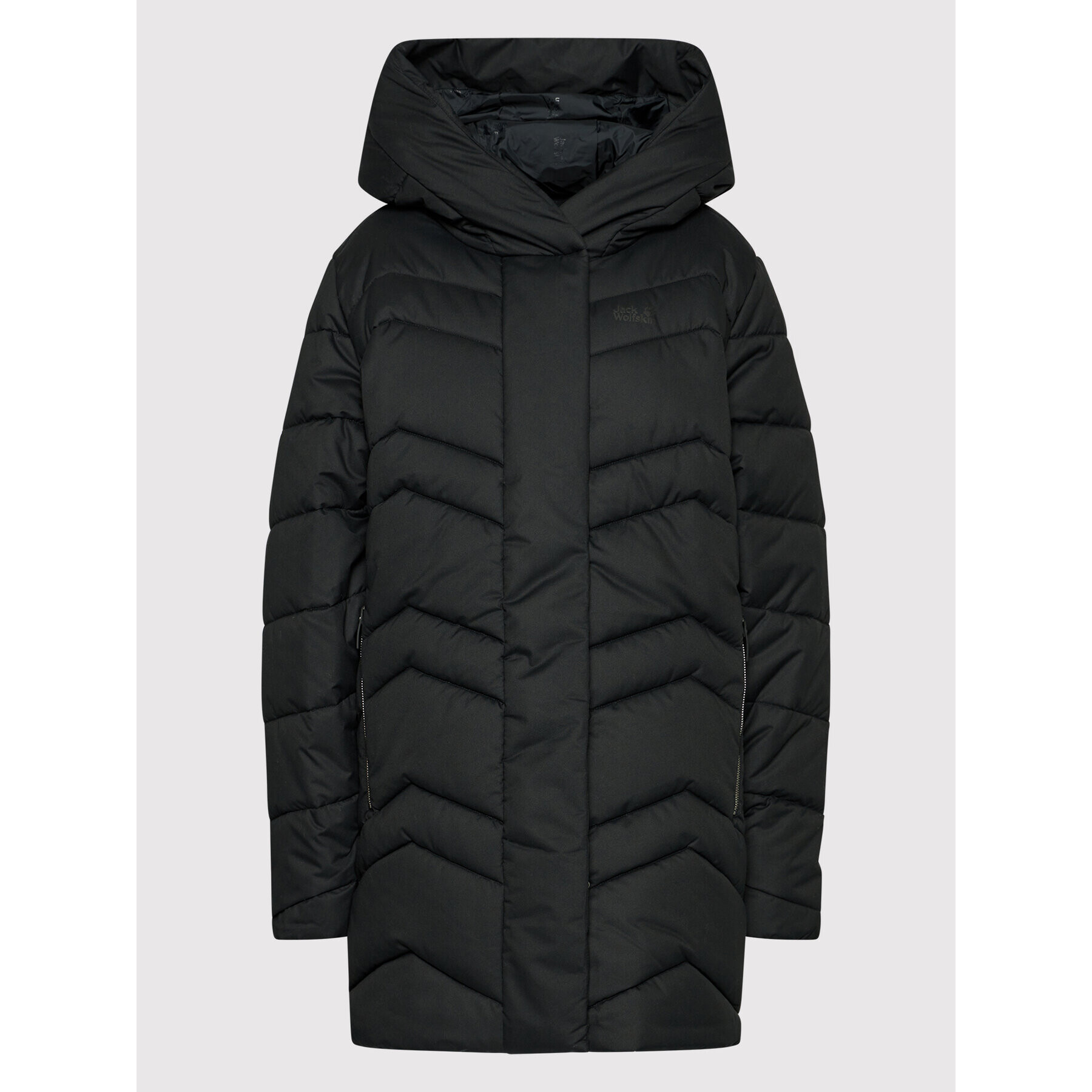 Jack Wolfskin Vatovaná bunda Kyoto 1204943 Čierna Regular Fit - Pepit.sk