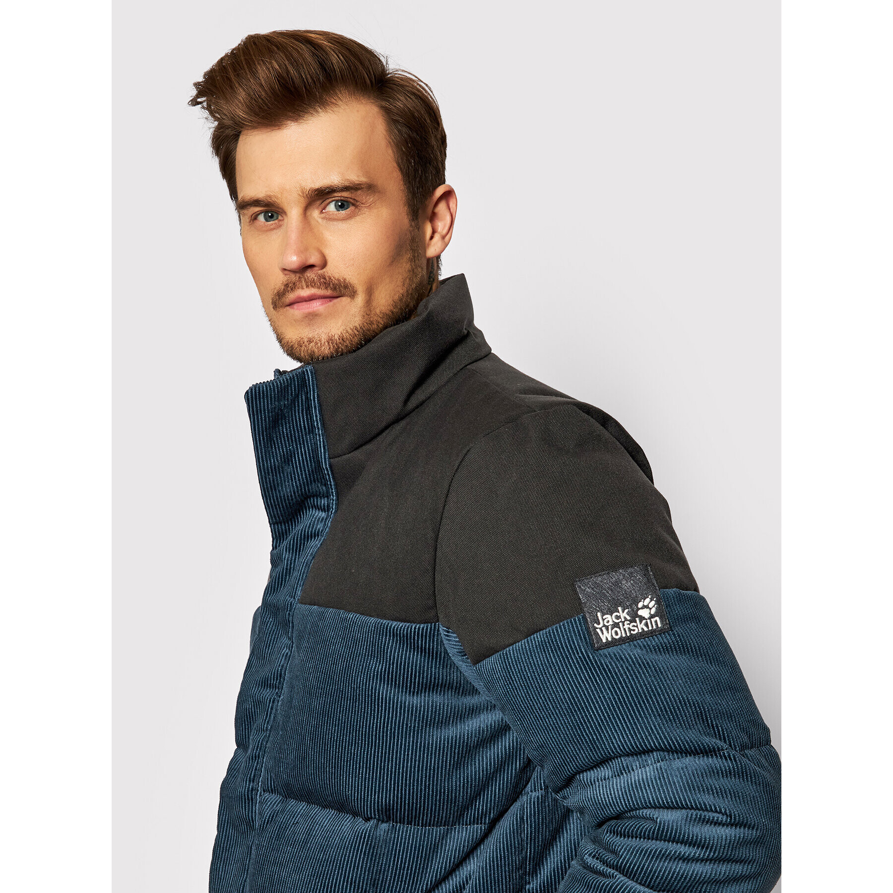 Jack Wolfskin Vatovaná bunda Nature 1206331 Tmavomodrá Regular Fit - Pepit.sk