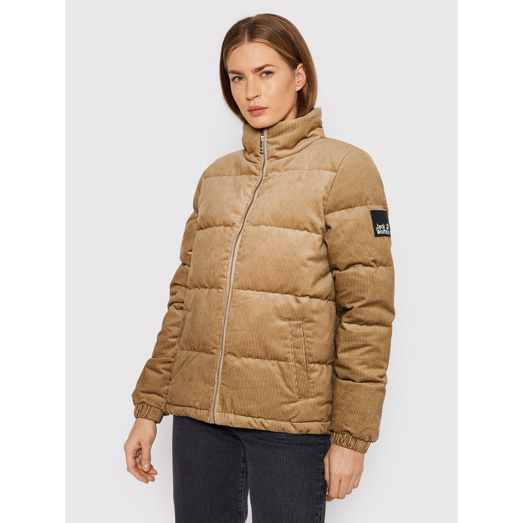 Jack Wolfskin Vatovaná bunda Nature Corduroy 1206171 Béžová Regular Fit - Pepit.sk