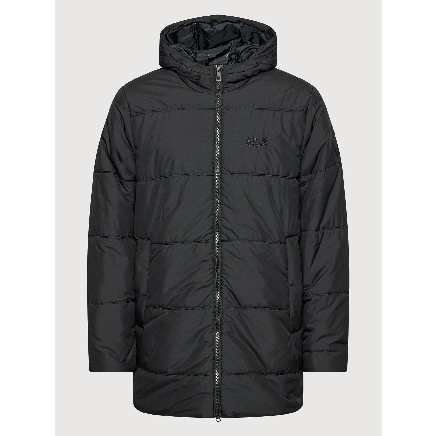 Jack Wolfskin Vatovaná bunda North York 1206381 Čierna Regular Fit - Pepit.sk