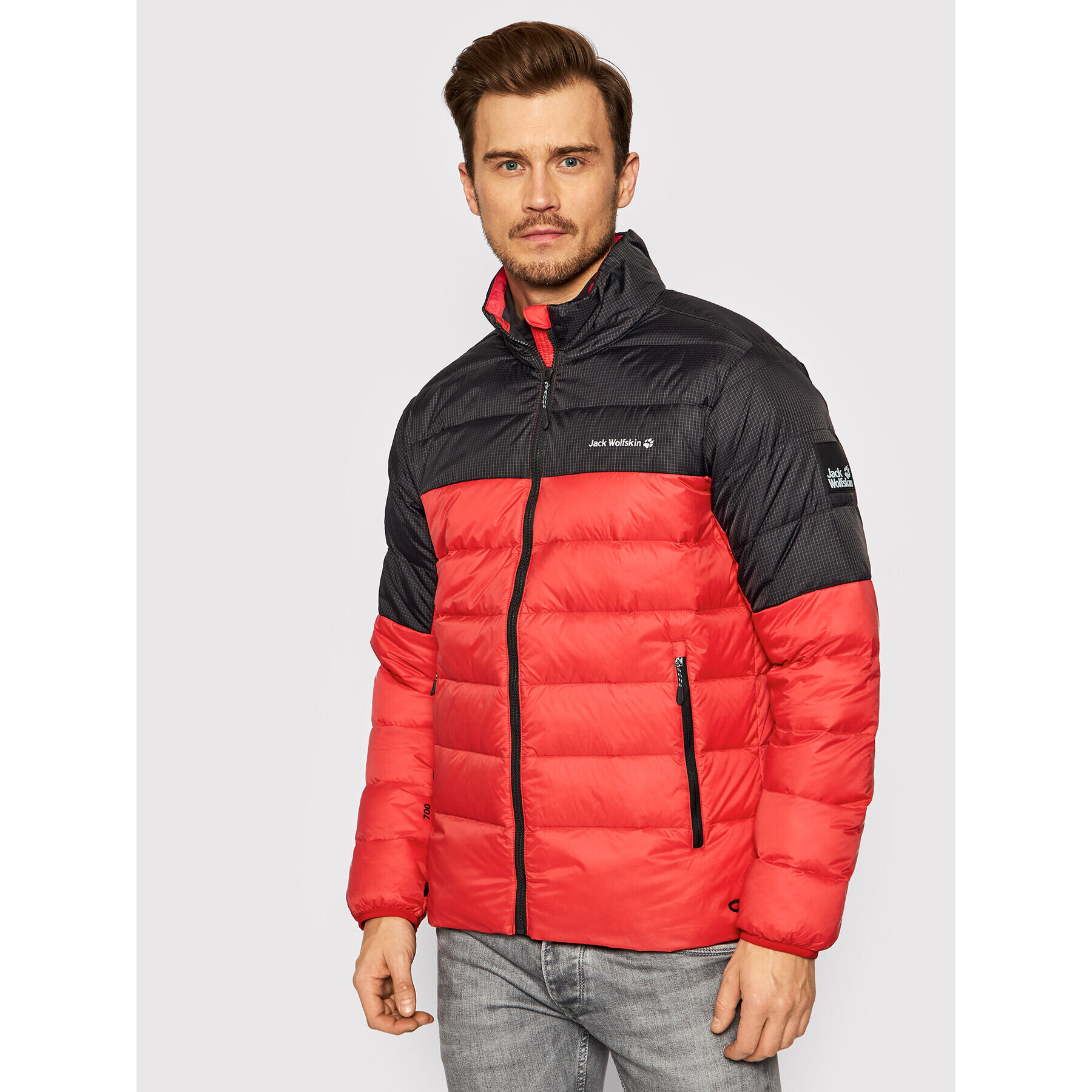 Jack Wolfskin Vatovaná bunda Tundra 1206621 Červená Regular Fit - Pepit.sk