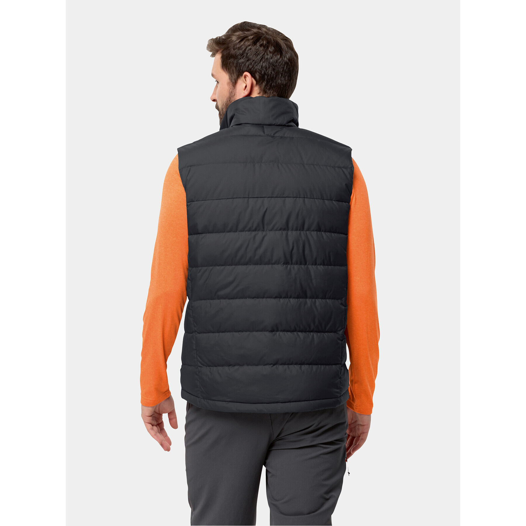 Jack Wolfskin Vesta Ather Down Vest 1207691 Čierna Regular Fit - Pepit.sk