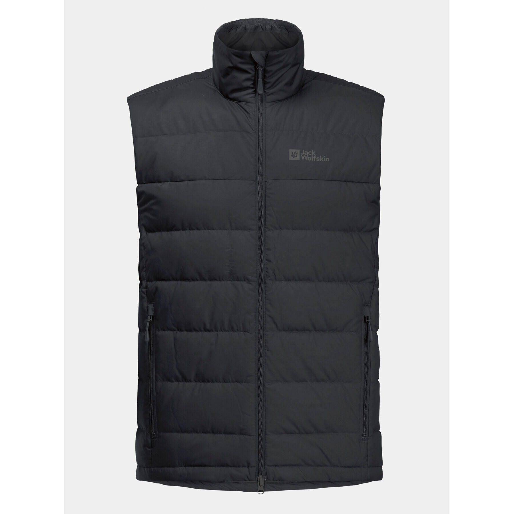 Jack Wolfskin Vesta Ather Down Vest 1207691 Čierna Regular Fit - Pepit.sk