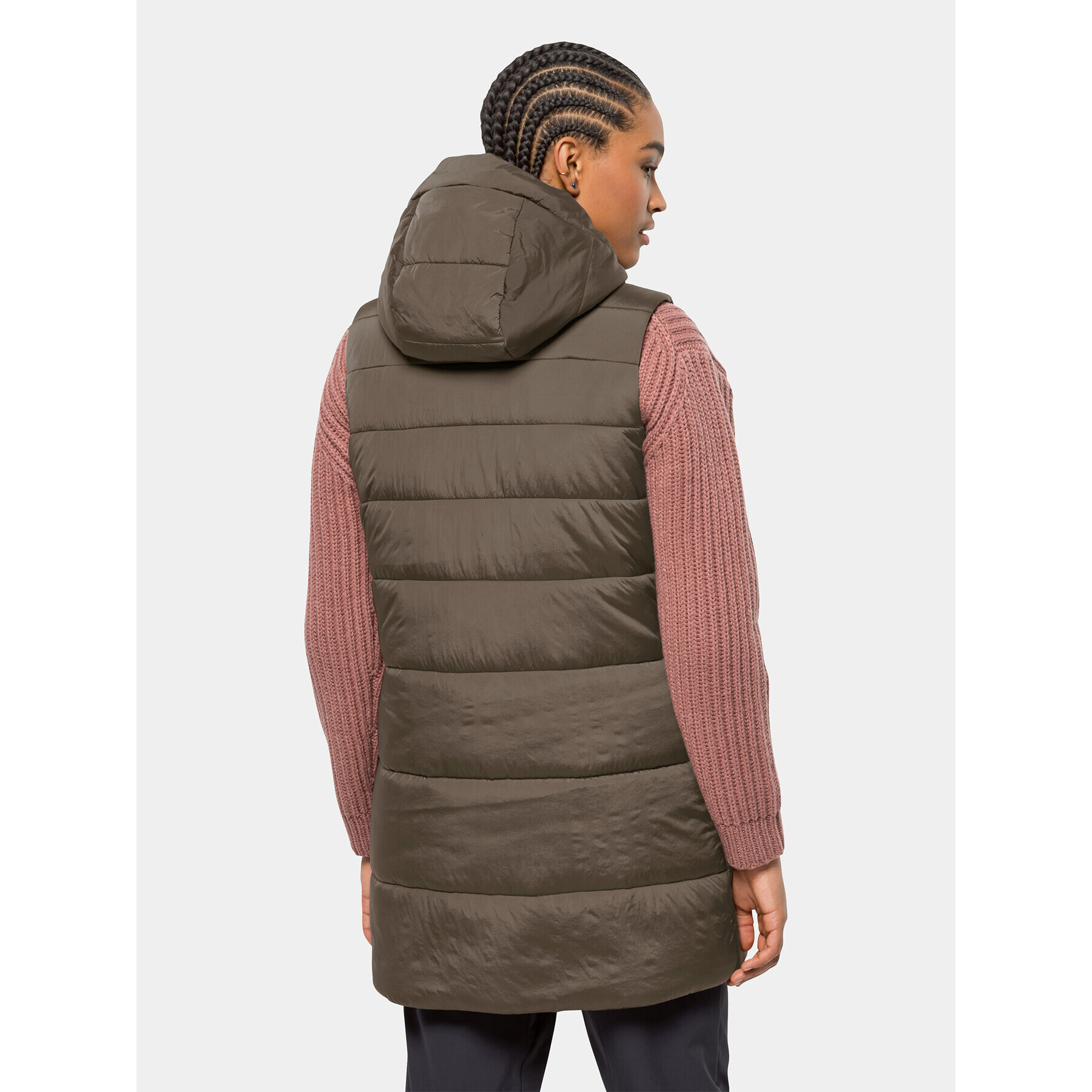 Jack Wolfskin Vesta Eisbach Vest 1206991 Hnedá Regular Fit - Pepit.sk