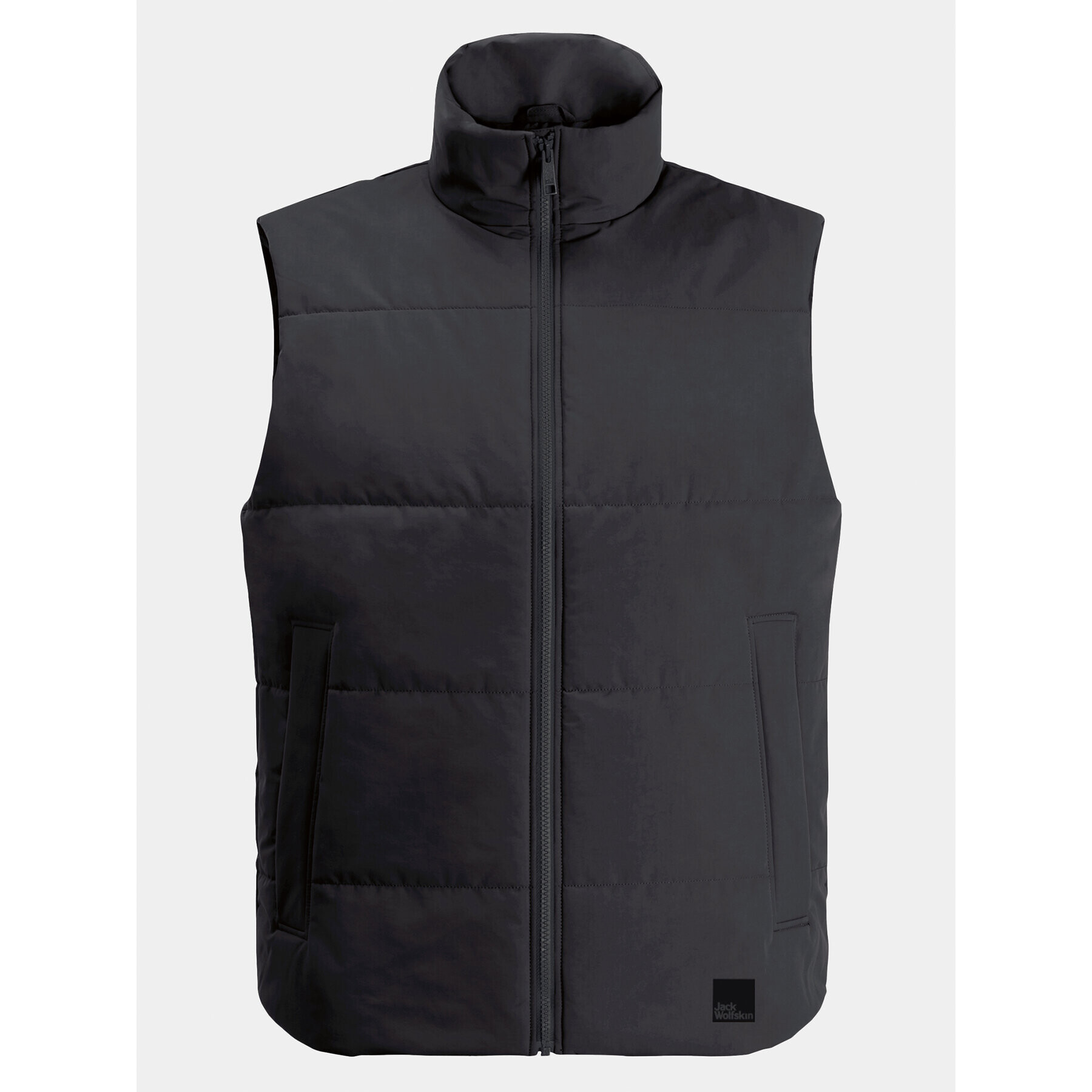 Jack Wolfskin Vesta White Frost Vest 1206402 Čierna Regular Fit - Pepit.sk