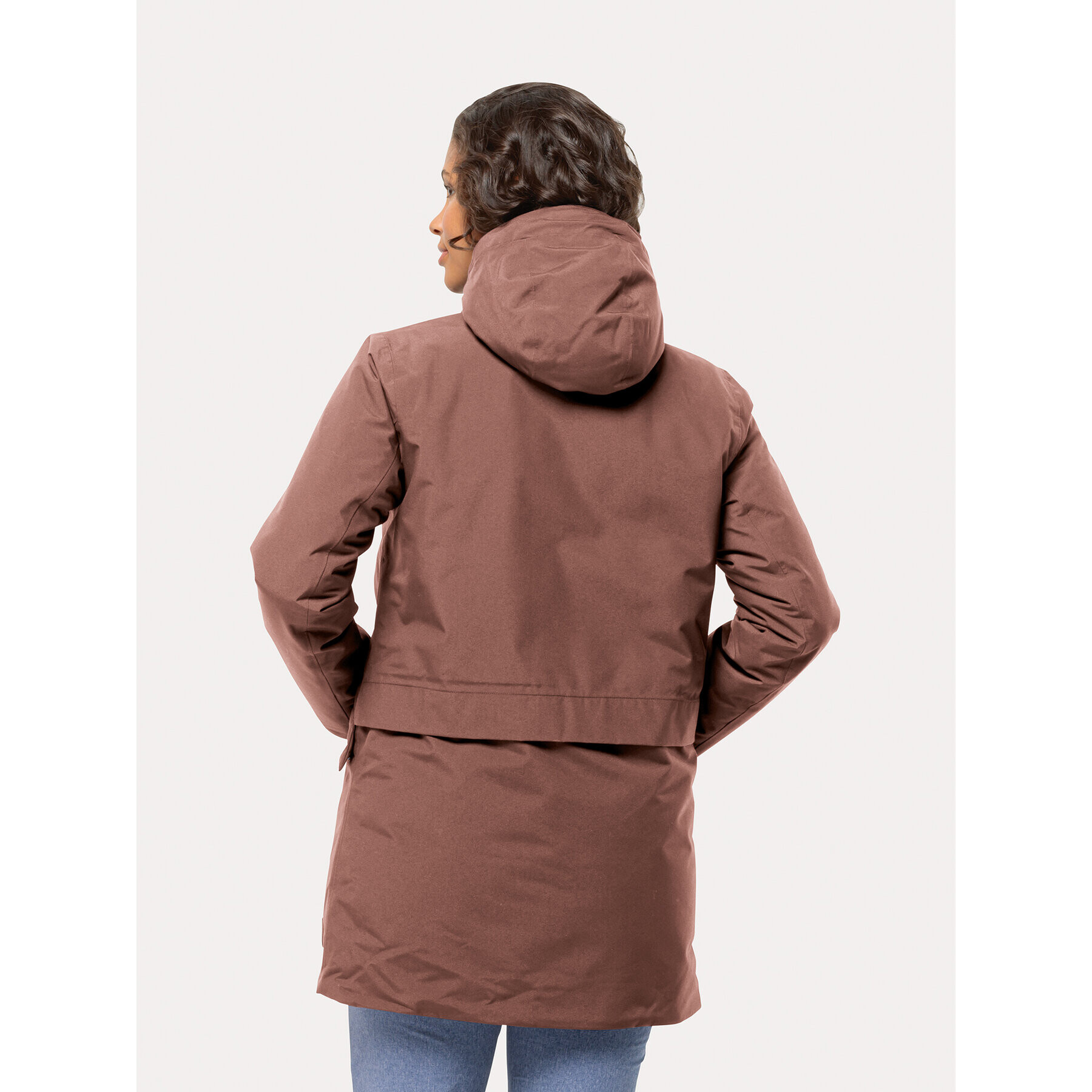 Jack Wolfskin Zimné bundy Tempelhof Coat 1116151 Bordová Regular Fit - Pepit.sk