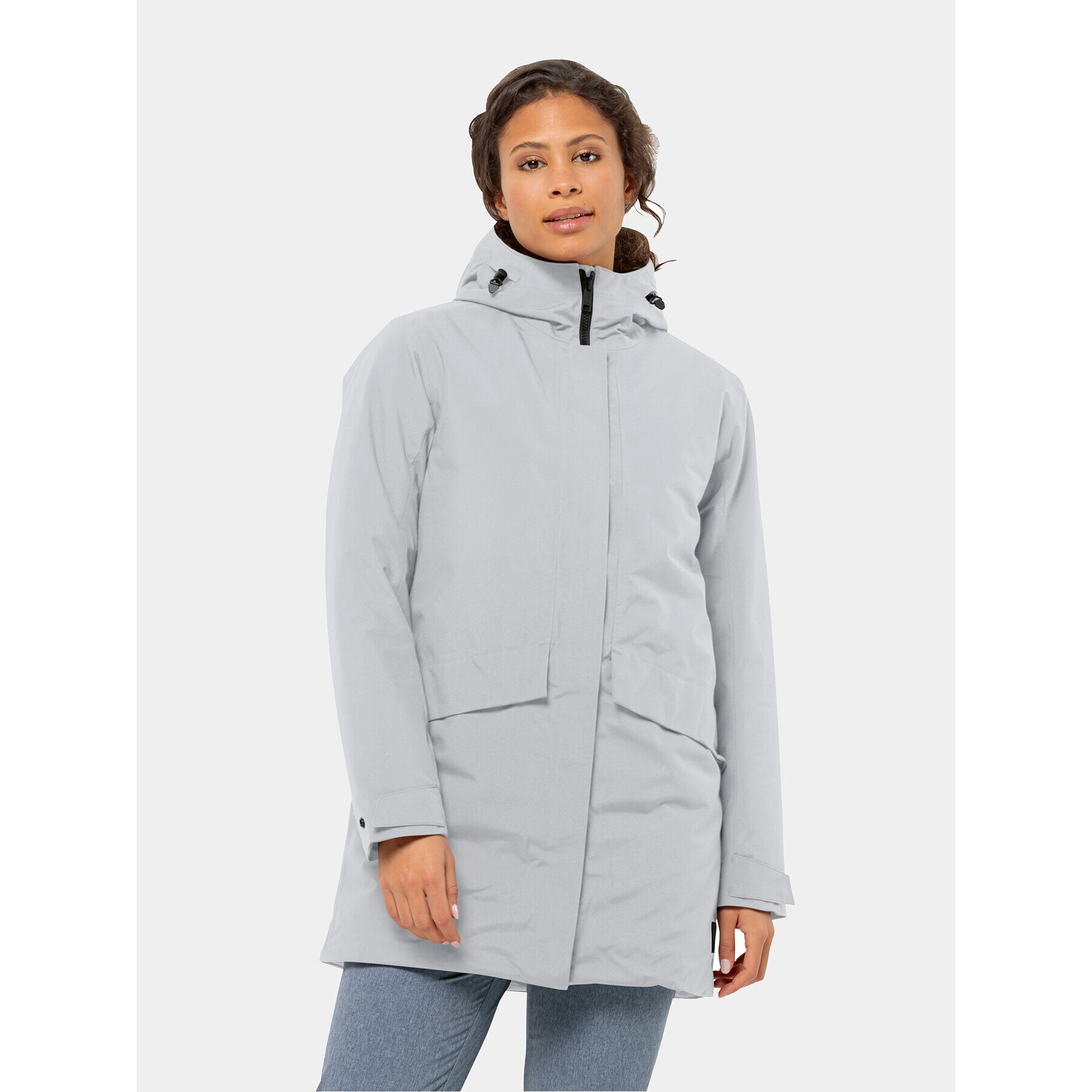 Jack Wolfskin Zimné bundy Tempelhof Coat 1116151 Sivá Regular Fit - Pepit.sk