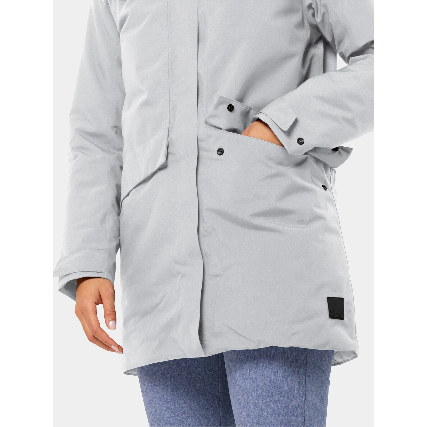 Jack Wolfskin Zimné bundy Tempelhof Coat 1116151 Sivá Regular Fit - Pepit.sk