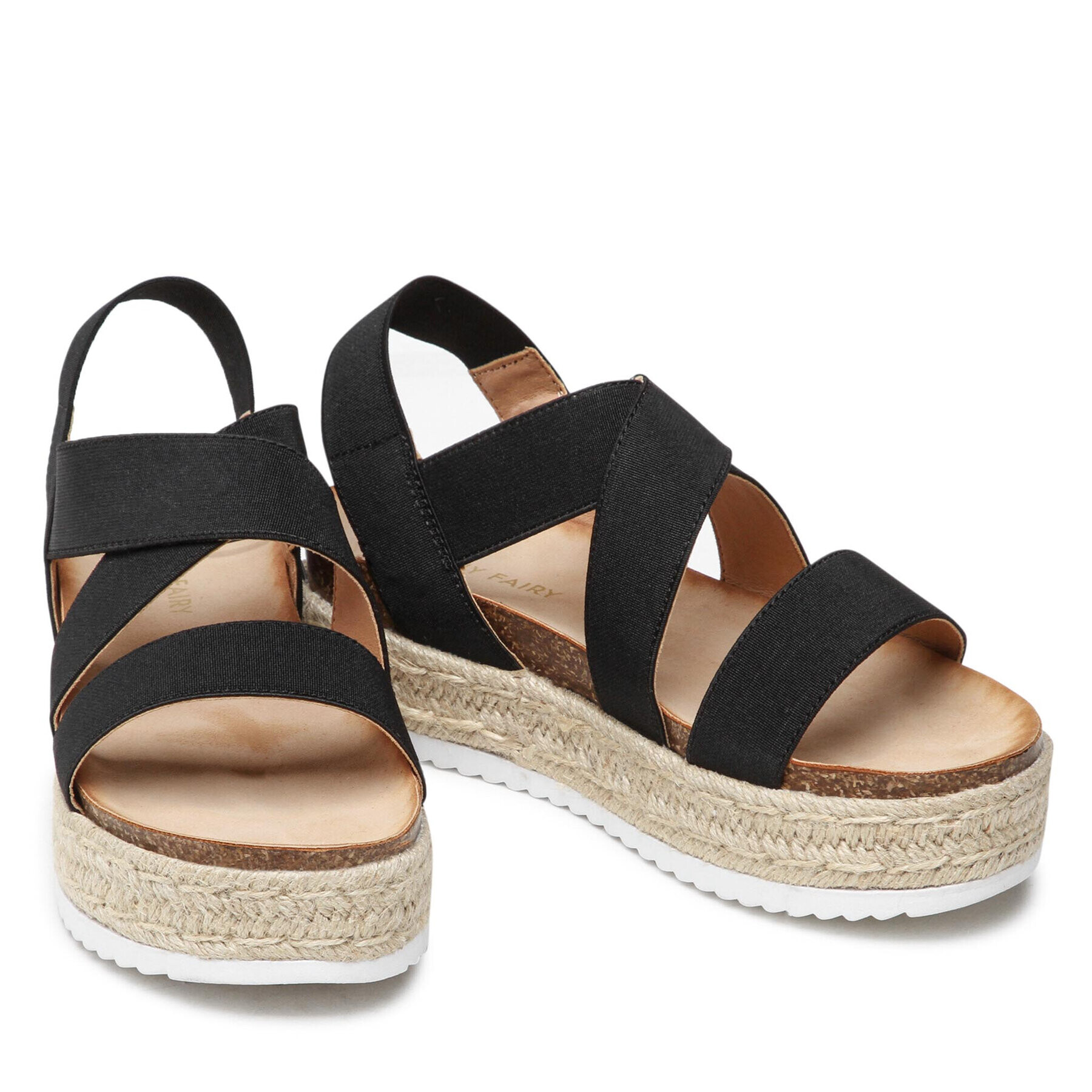 Jenny Fairy Espadrilky WS17059-07 Čierna - Pepit.sk