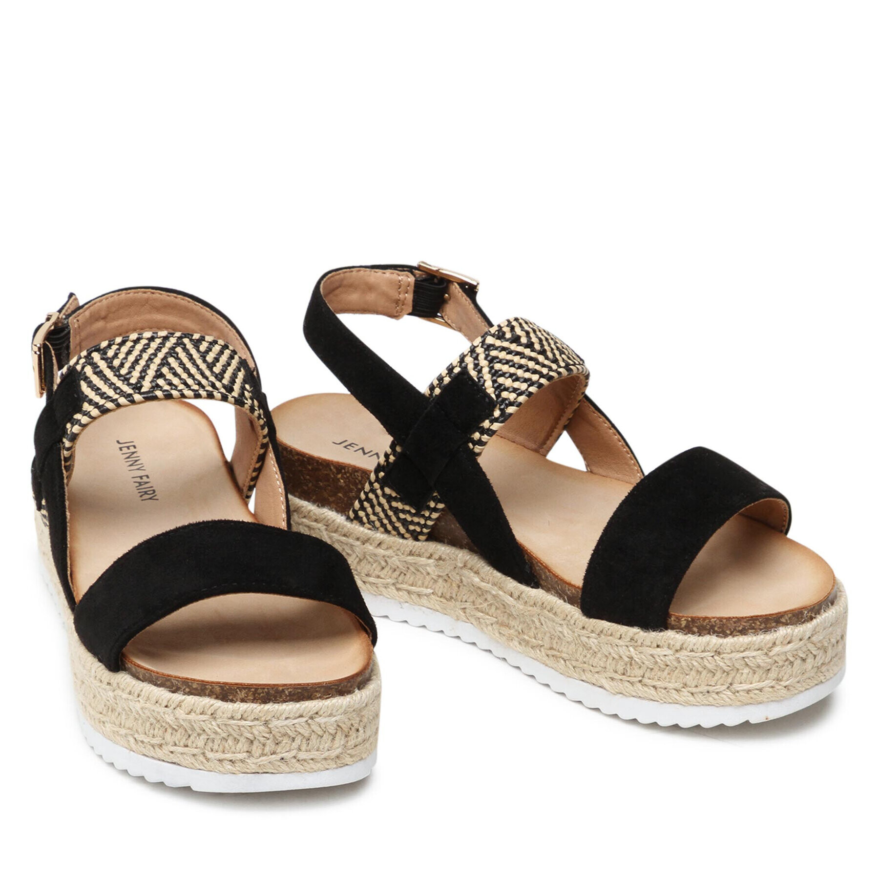 Jenny Fairy Espadrilky WS17059-08 Čierna - Pepit.sk