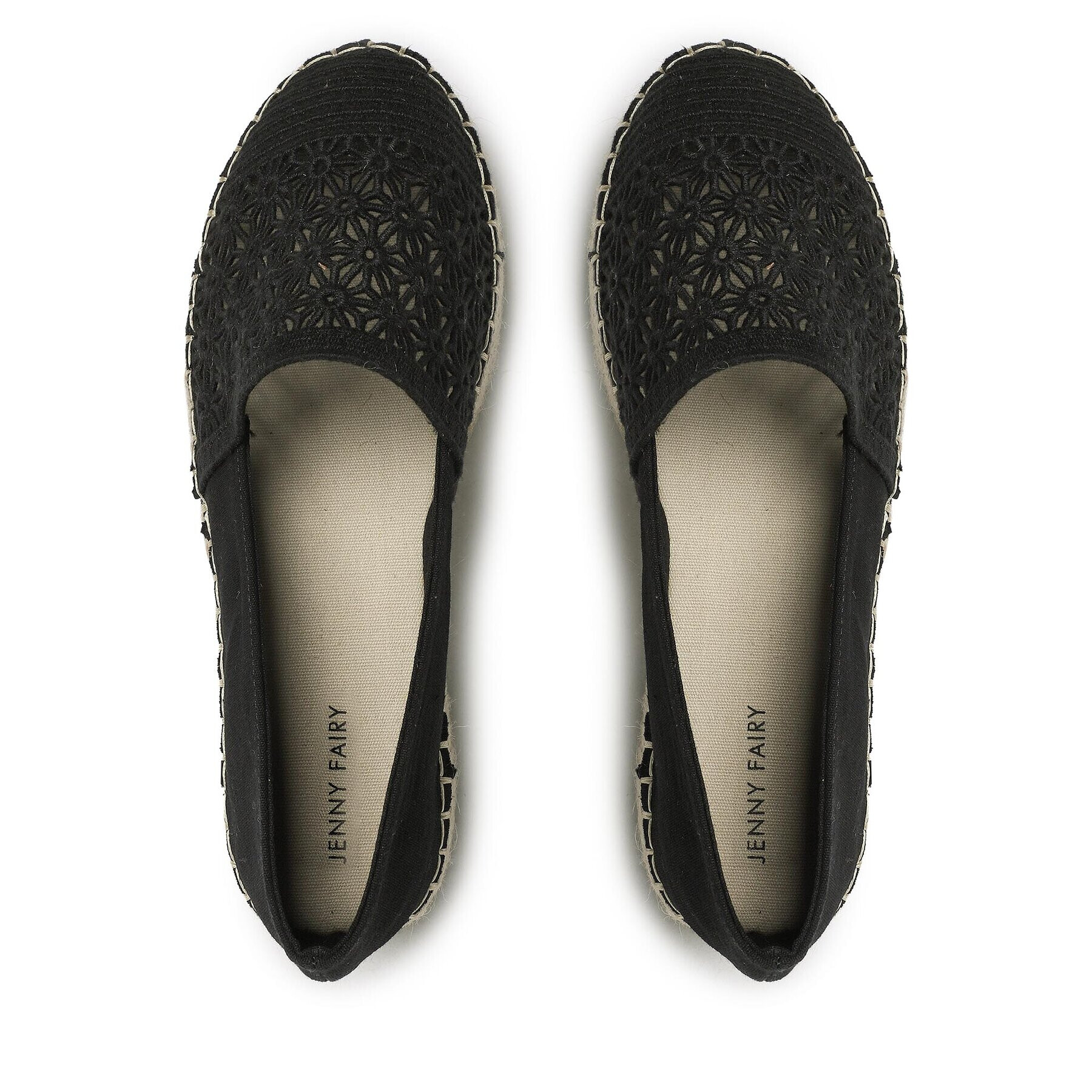 Jenny Fairy Espadrilky WS250509-01 Čierna - Pepit.sk