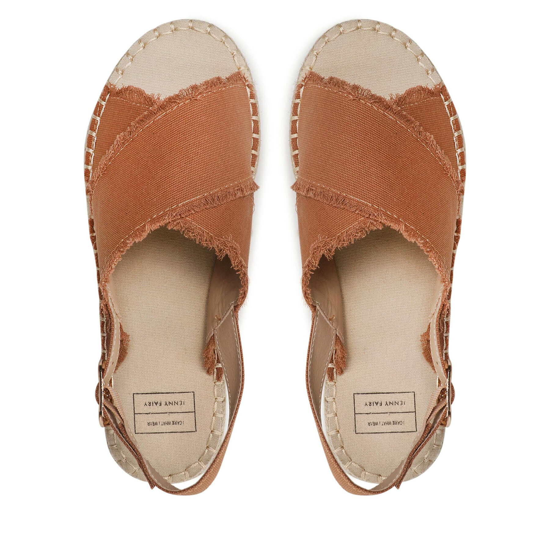 Jenny Fairy Espadrilky WSS20375-52ECO Hnedá - Pepit.sk