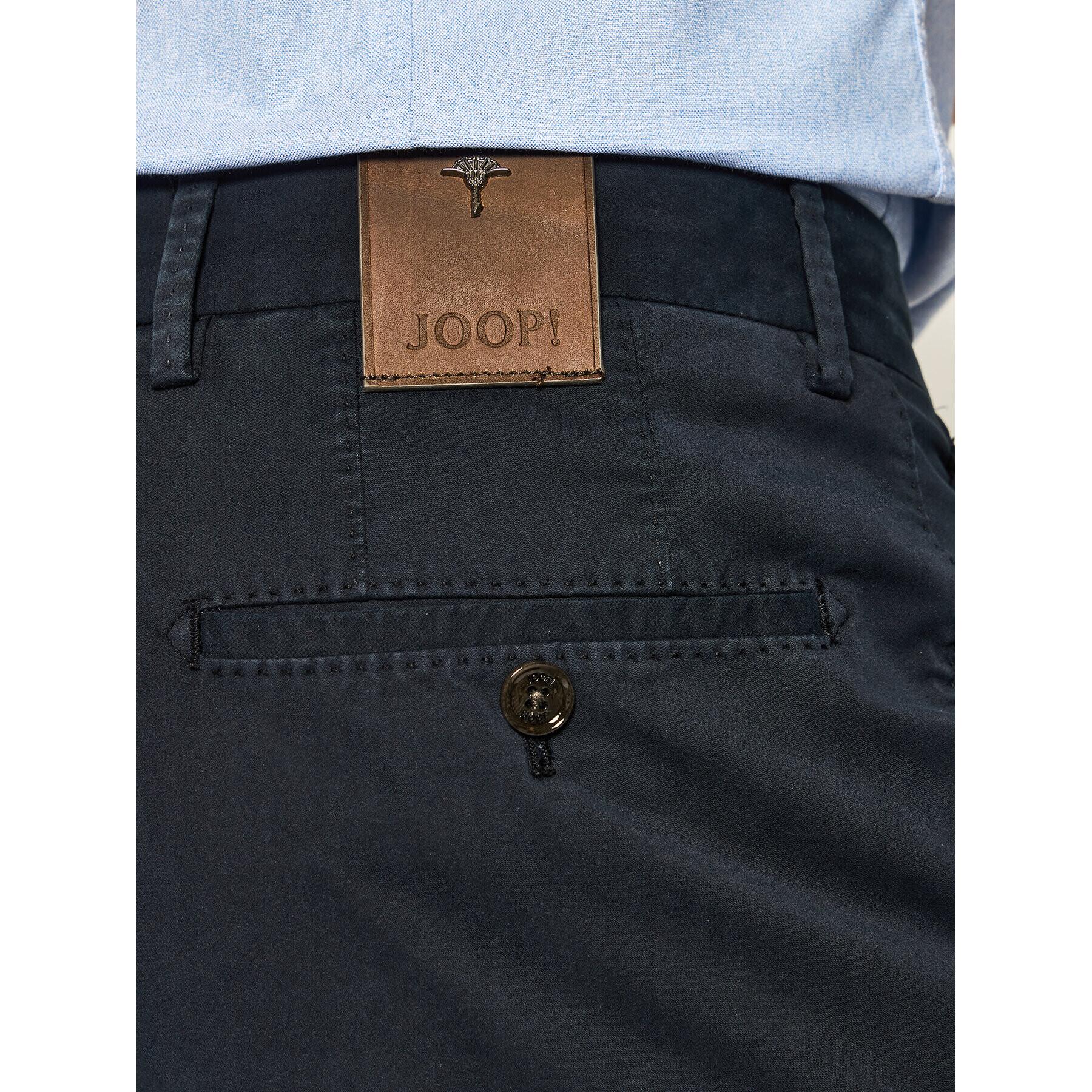 JOOP! Bavlnené šortky 17 JT-32Hakoon-D 30019927 Tmavomodrá Slim Fit - Pepit.sk