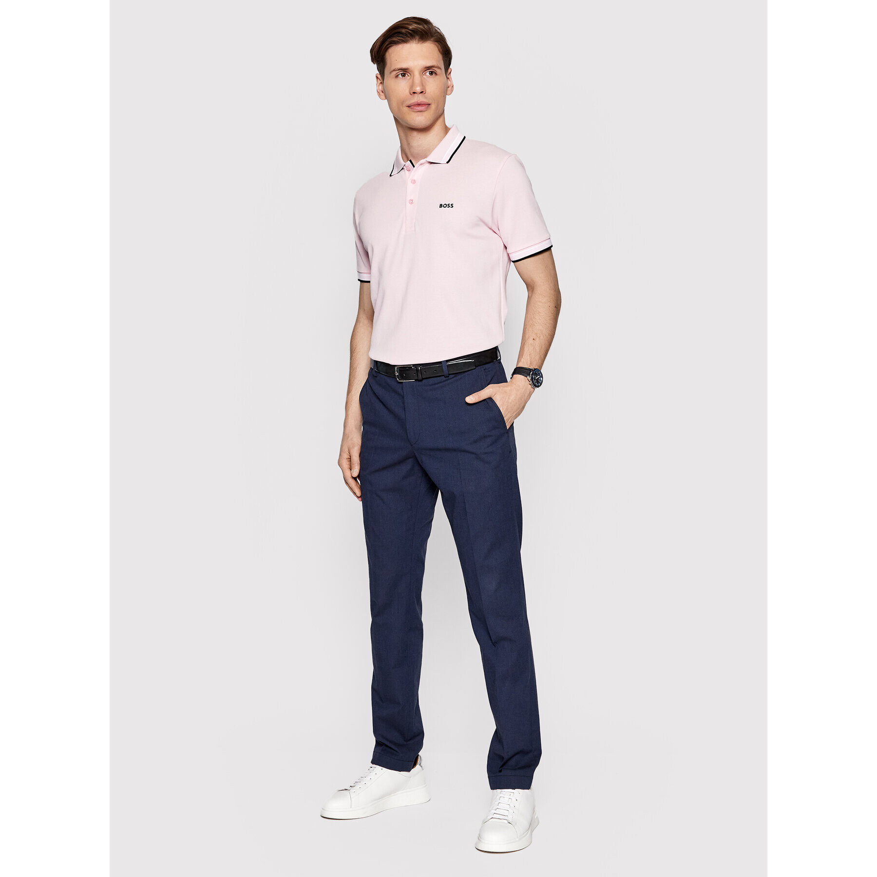 JOOP! Chino nohavice 17 Jt-18Hank12-T 30031947 Tmavomodrá Slim Fit - Pepit.sk