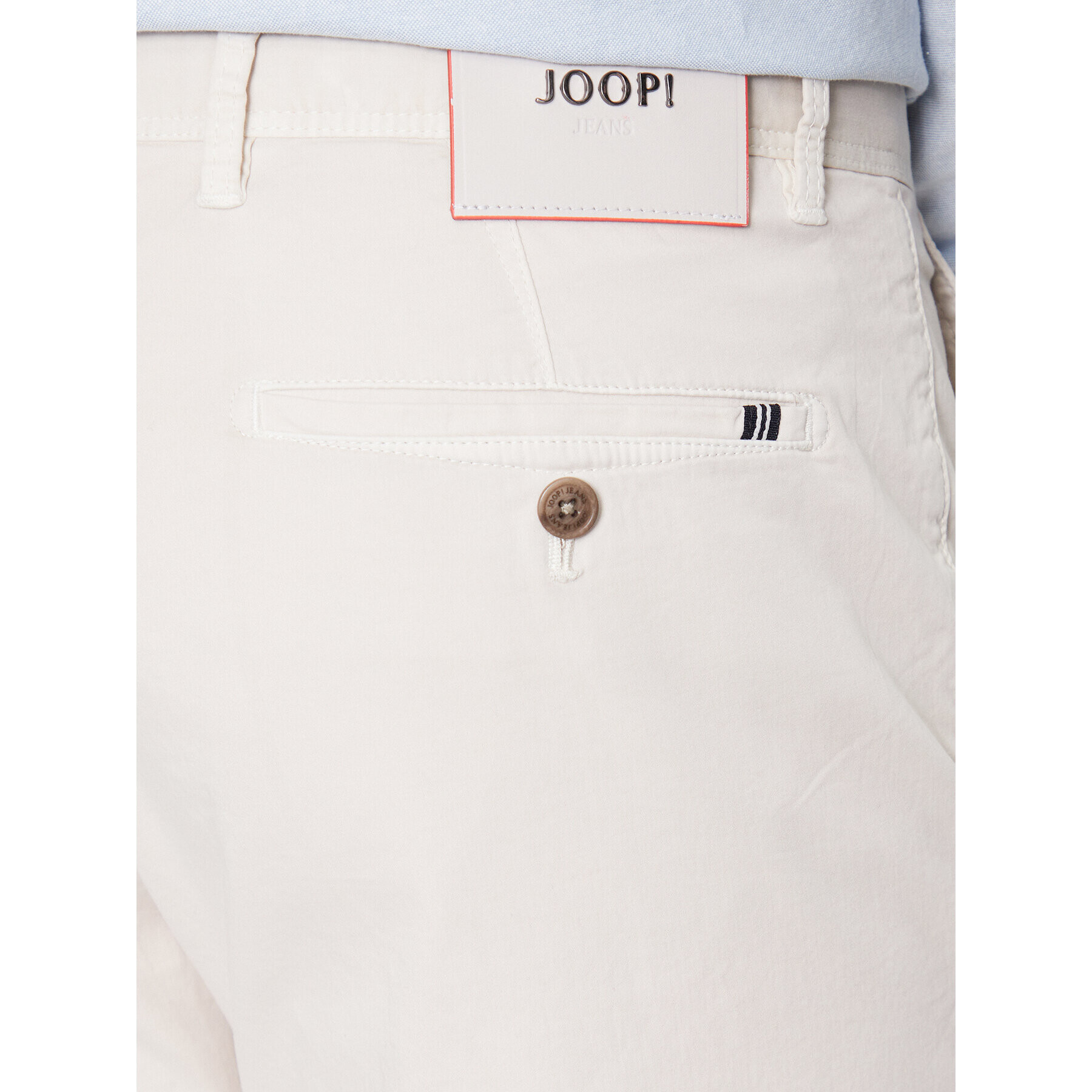 JOOP! Jeans Bavlnené nohavice 30036556 Biela Modern Fit - Pepit.sk