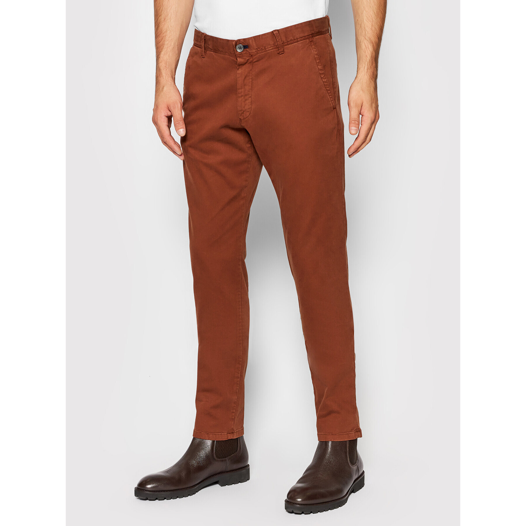 JOOP! Jeans Chino nohavice 15 Jjf-82Matthew2-D 30028749 Hnedá Modern Fit - Pepit.sk